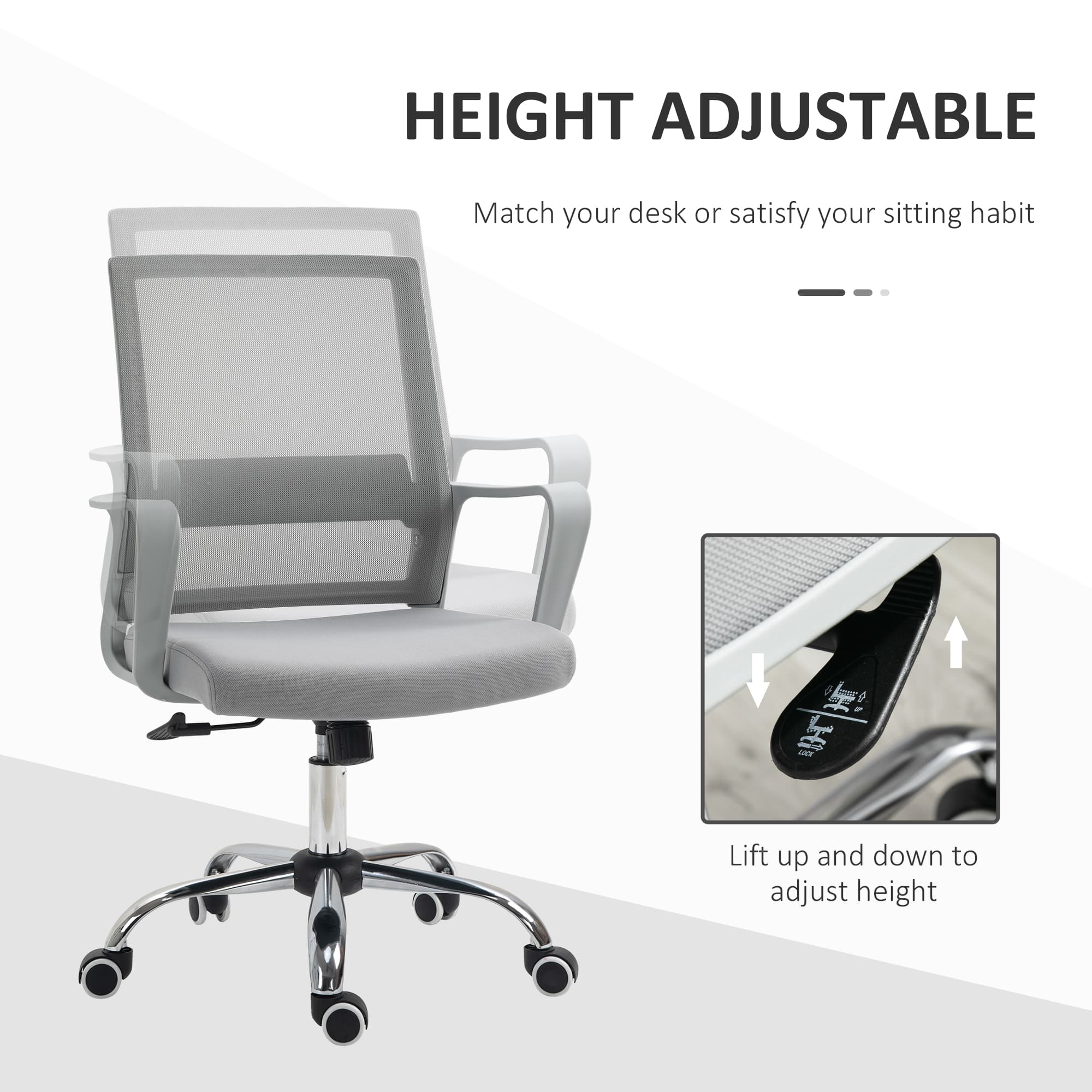 Transform Your Workday with the Vinsetto Ergonomic Mesh Chair - image 2