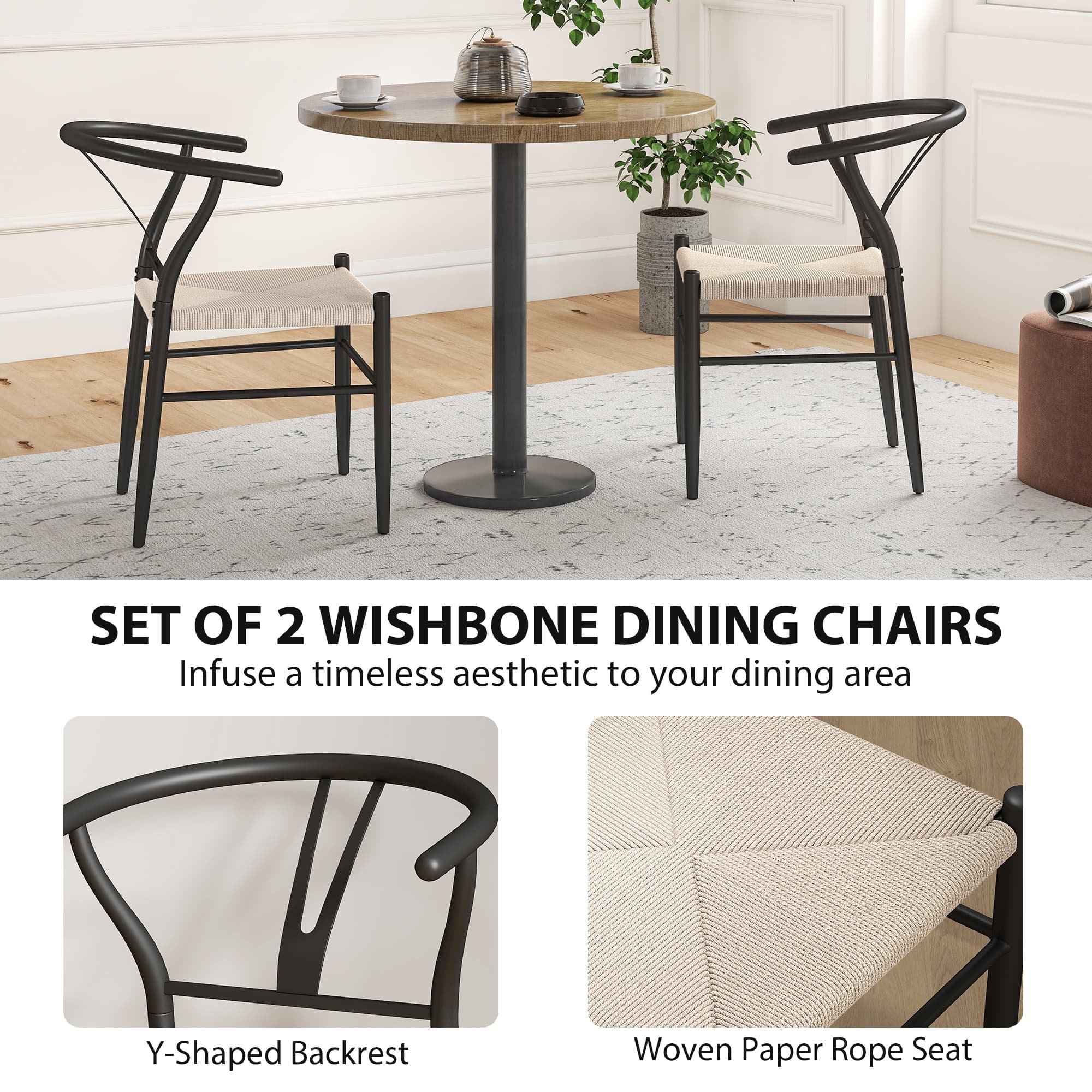Effortlessly Elevate Your Dining Space with Wishbone Chairs - image 2