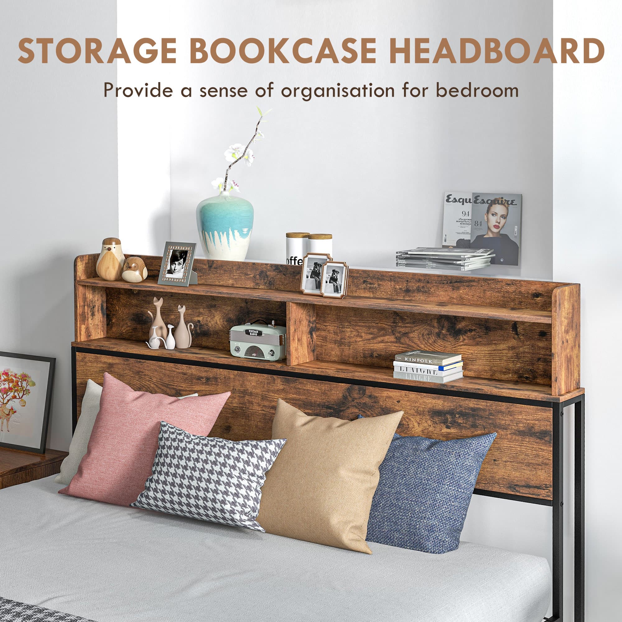 Transform Your Bedroom With This Industrial King Storage Bed - image 4