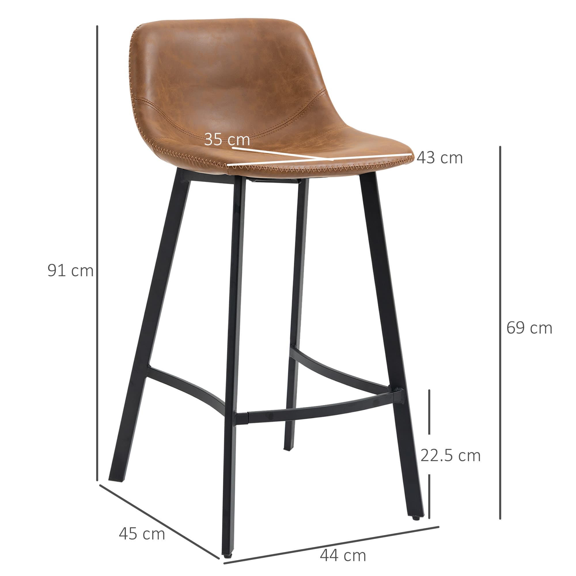 Transform Your Kitchen with Premium Faux Leather Stools - image 5