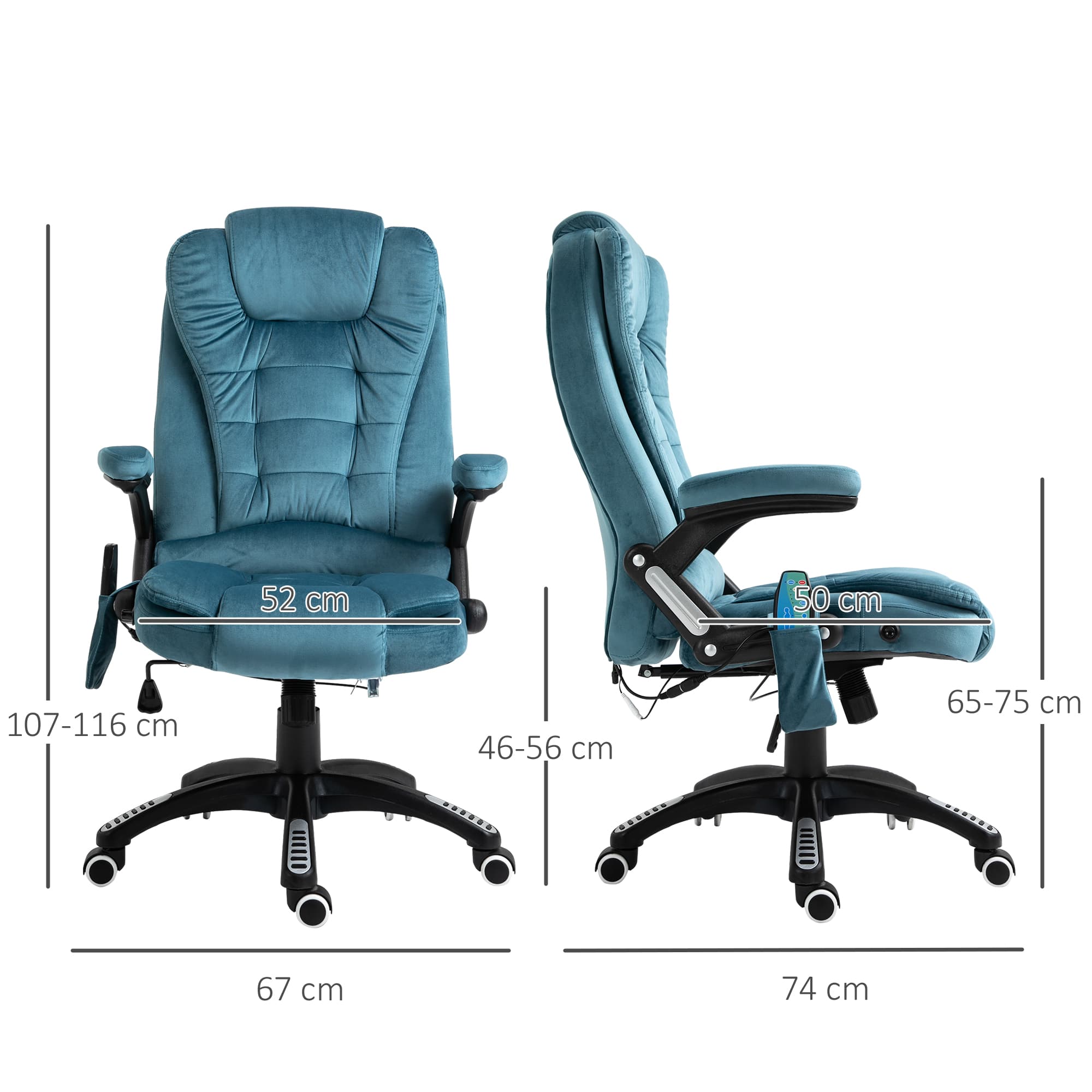 Transform Your Workday with the Vinsetto Heated Massage Chair - image 2