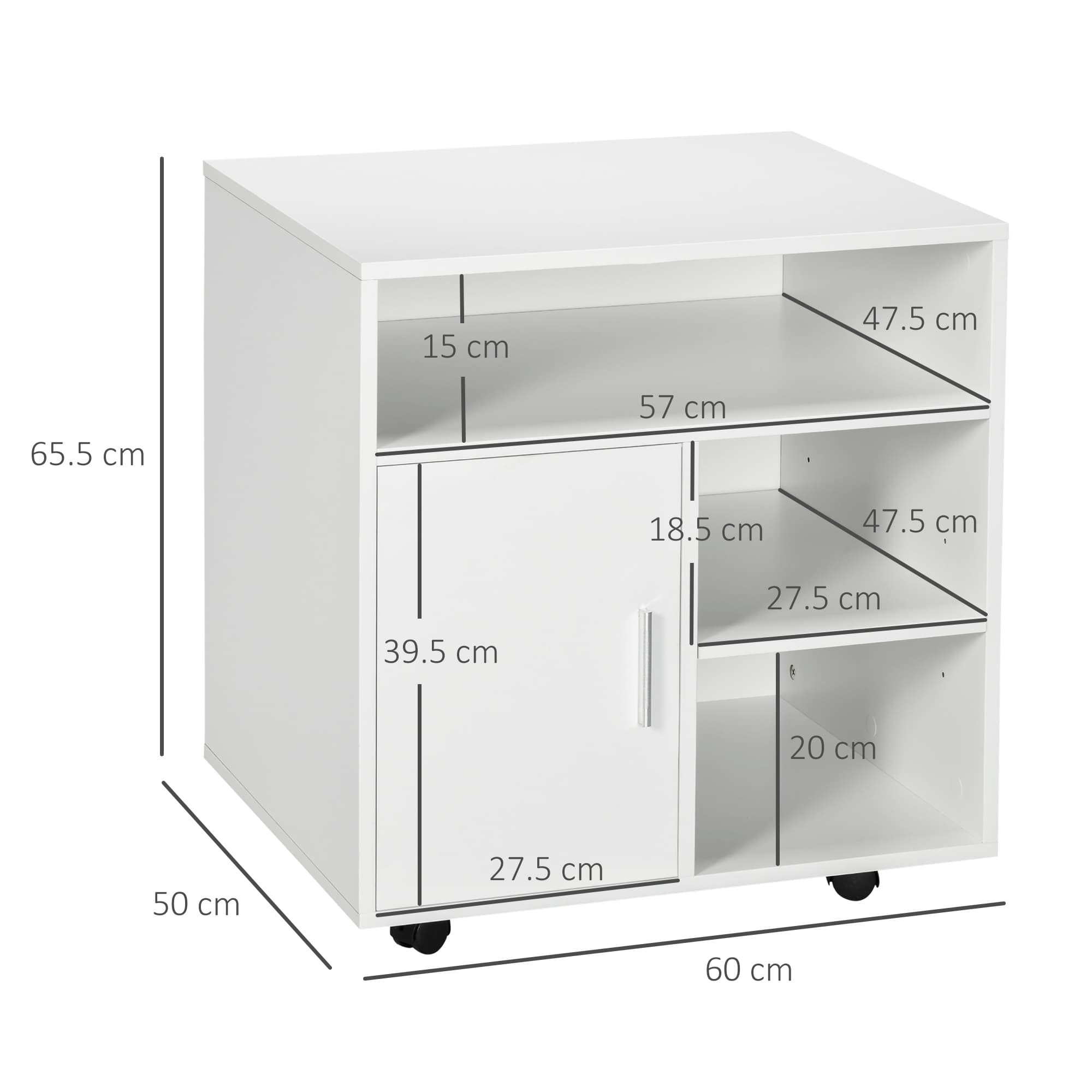 Transform Your Workspace with this Mobile Printer Stand - image 1
