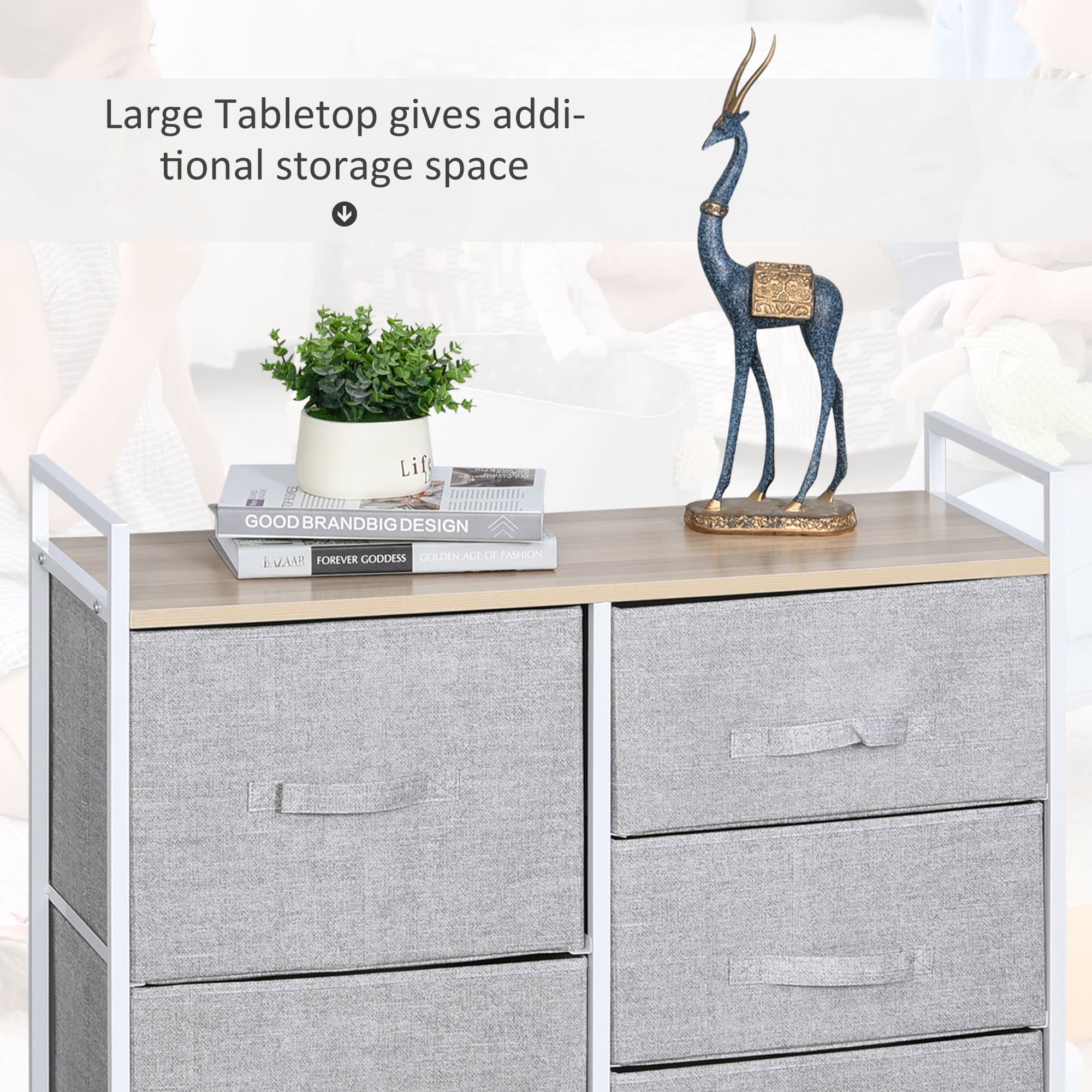 Transform Your Space with this 5-Drawer Linen Storage Unit - image 5