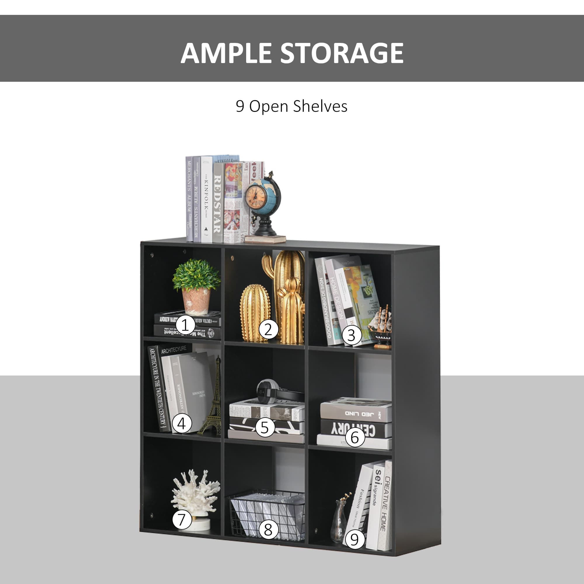 Transform Your Space with this Premium 9-Cube Organiser - image 1