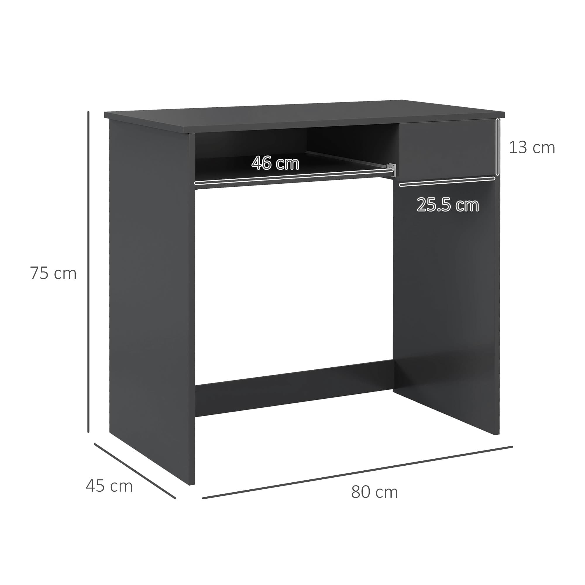 Space-Saving Grey Computer Desk for Your Home Office - image 5