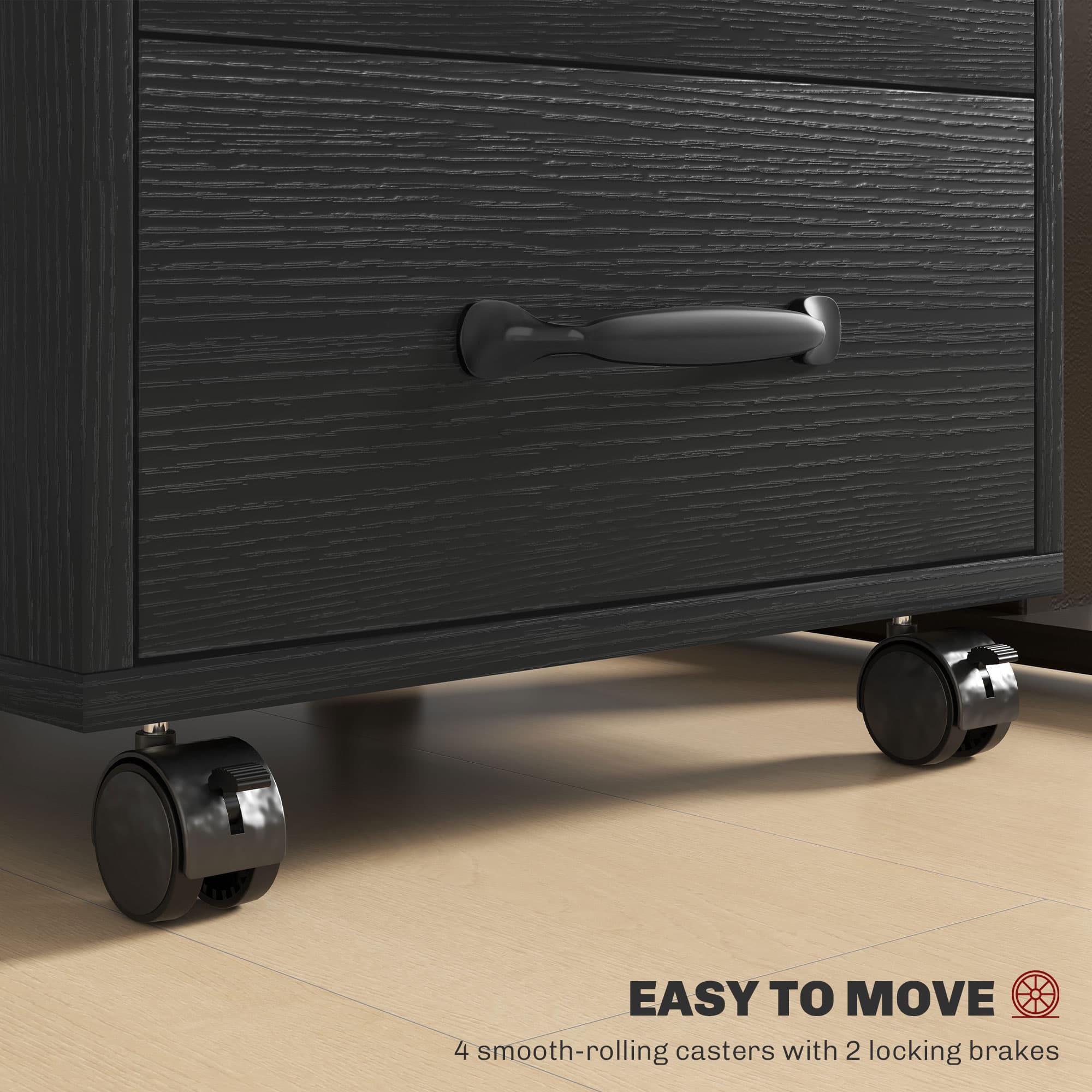 Transform Your Workspace with this Mobile 3-Drawer Cabinet - image 4