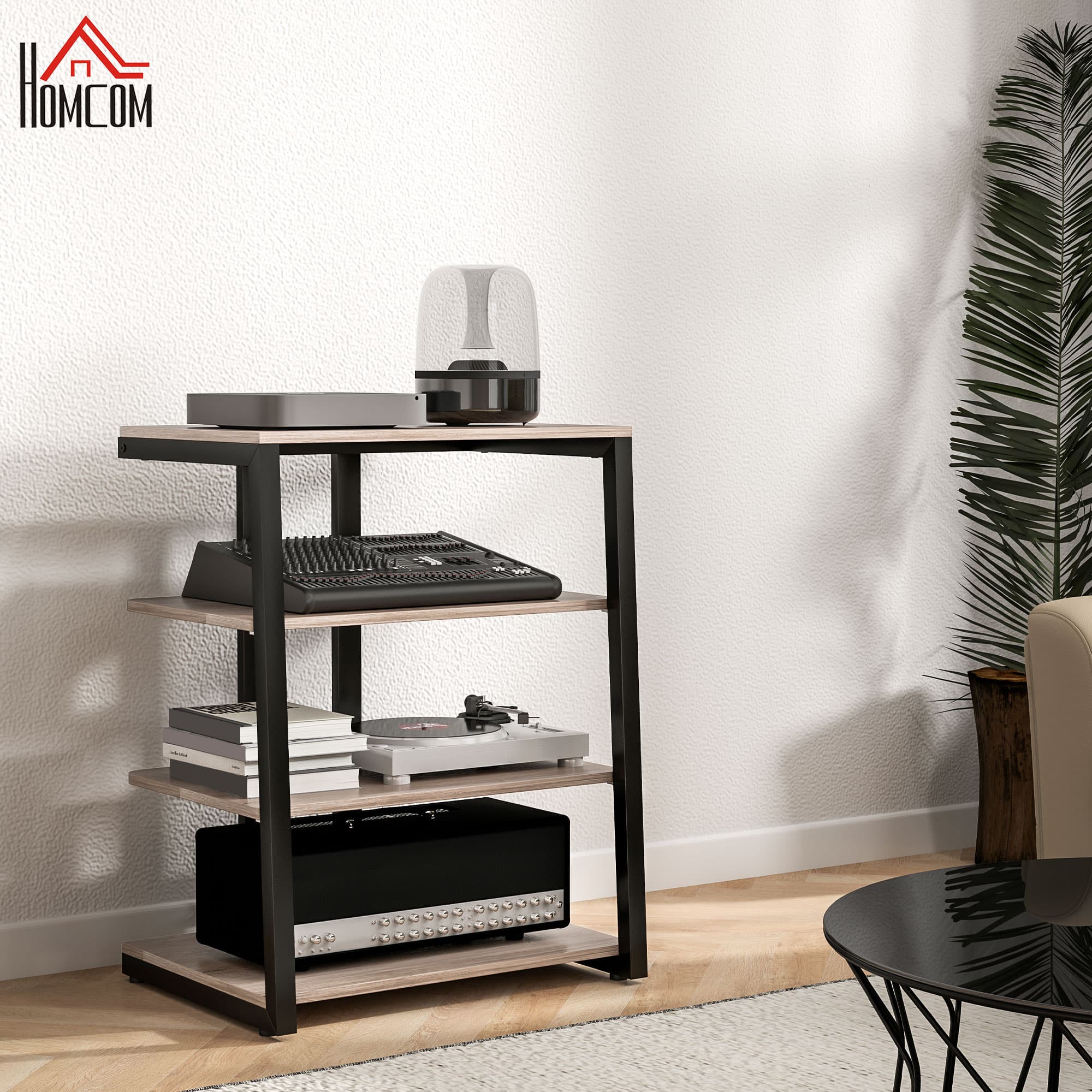 Transform Your Setup with this Grey 4-Tier HiFi Stand - image 2