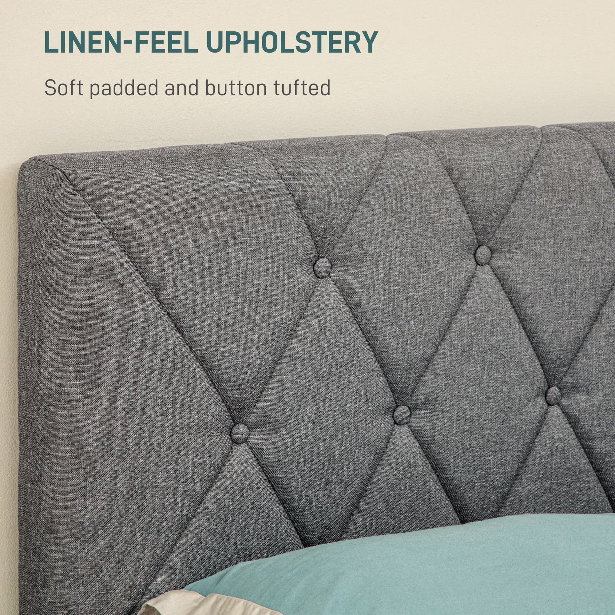 Transform Your Sleep with this Adjustable Grey Double Bed - image 4