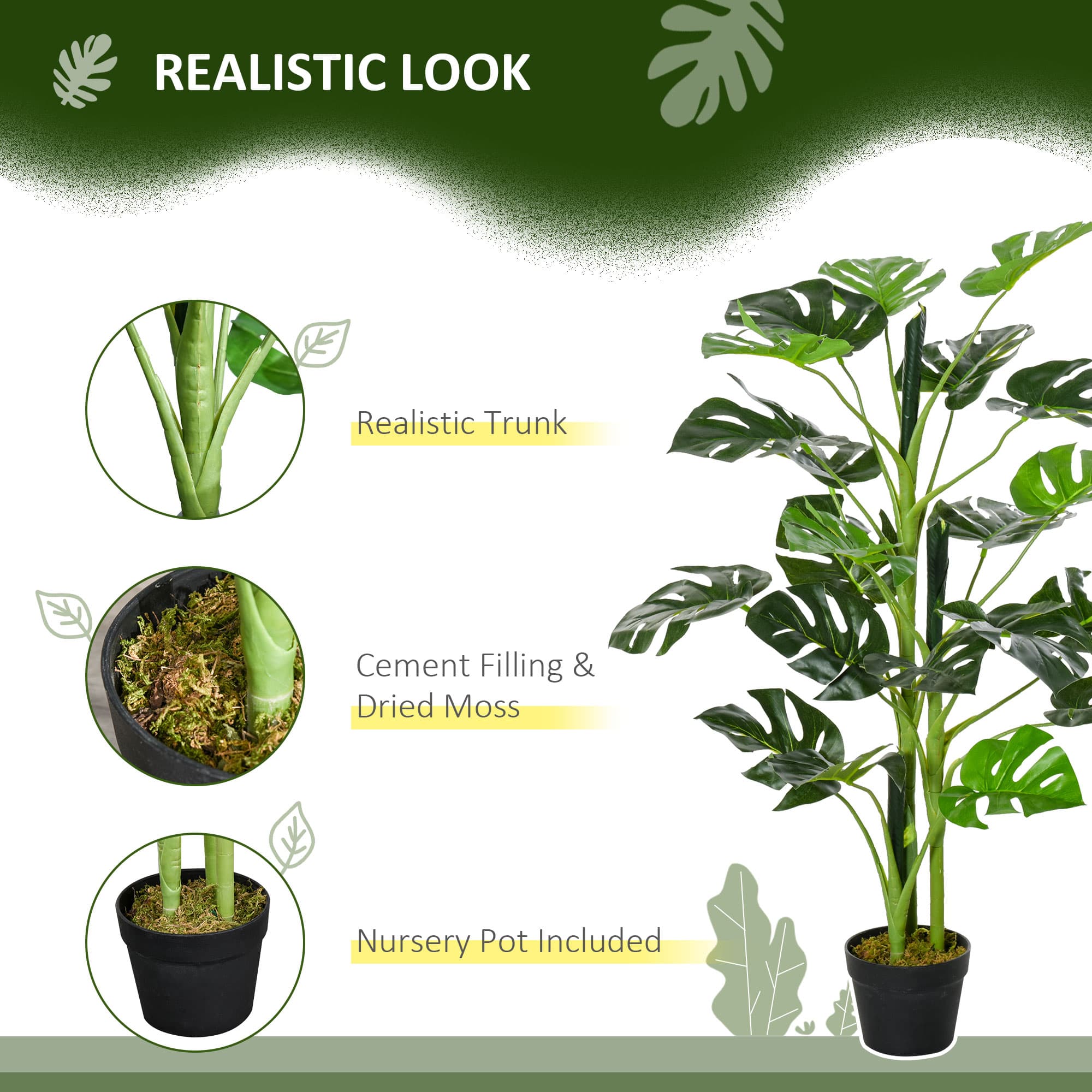 Two Artificial Monstera Plants for Effortless Year-Round Greenery - image 4