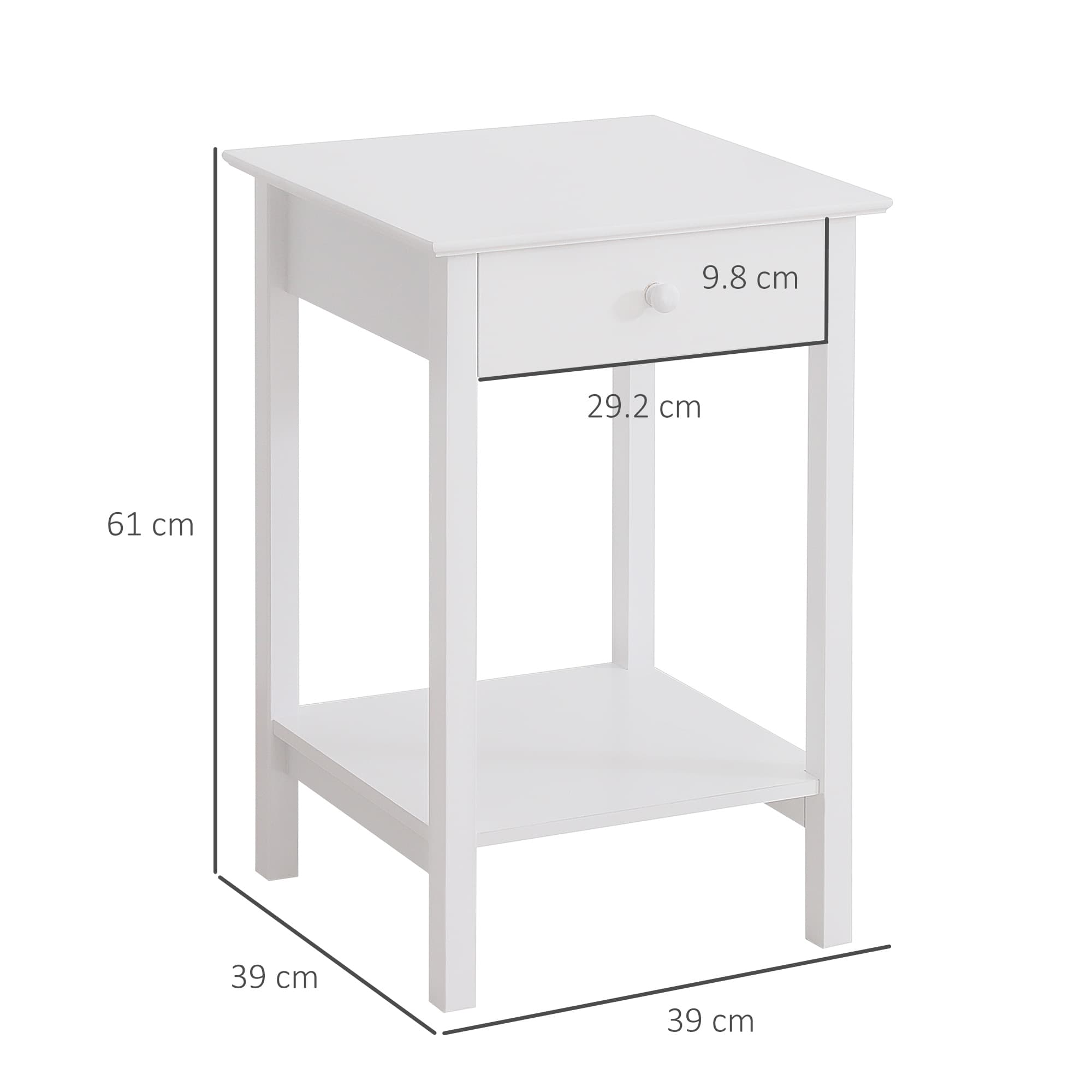 Transform Your Bedroom with these White Bedside Tables - image 1