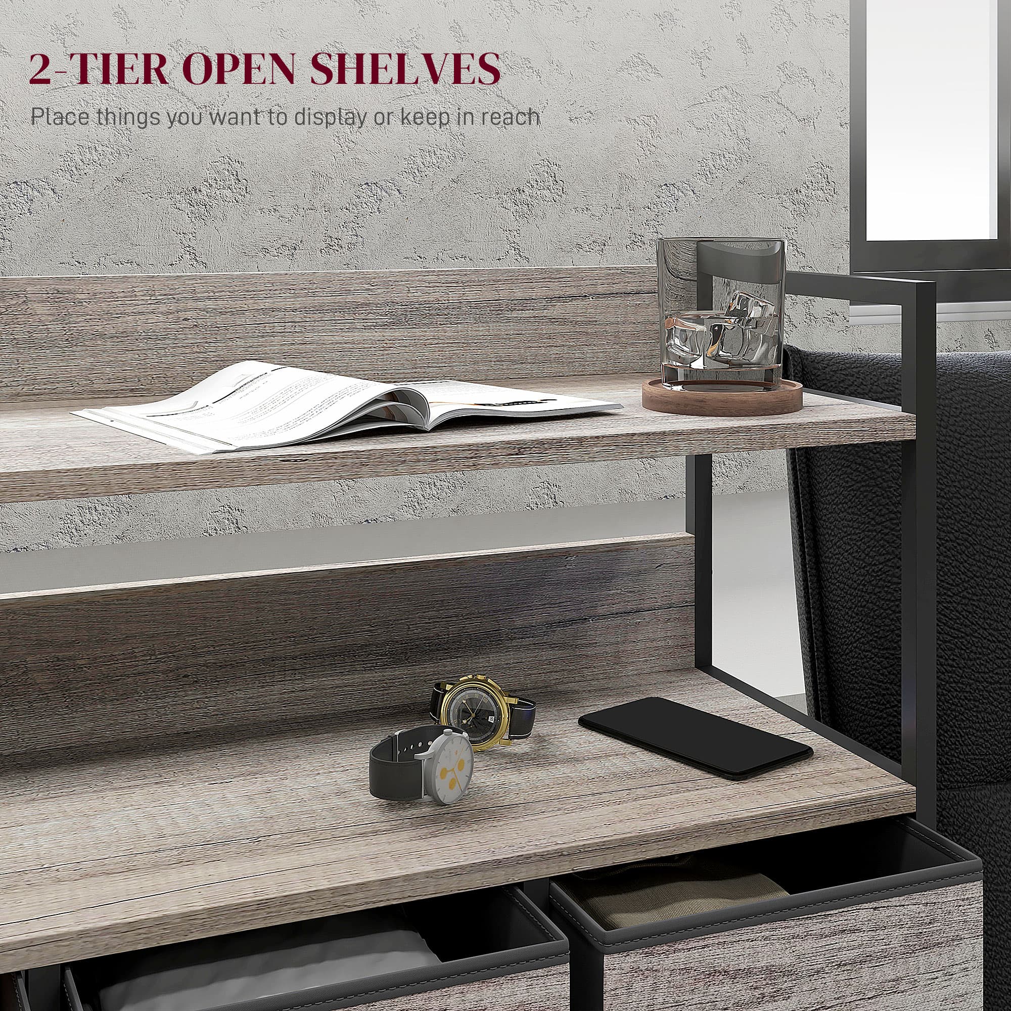 Transform Your Space with this 7-Drawer Rustic Grey Chest - image 4