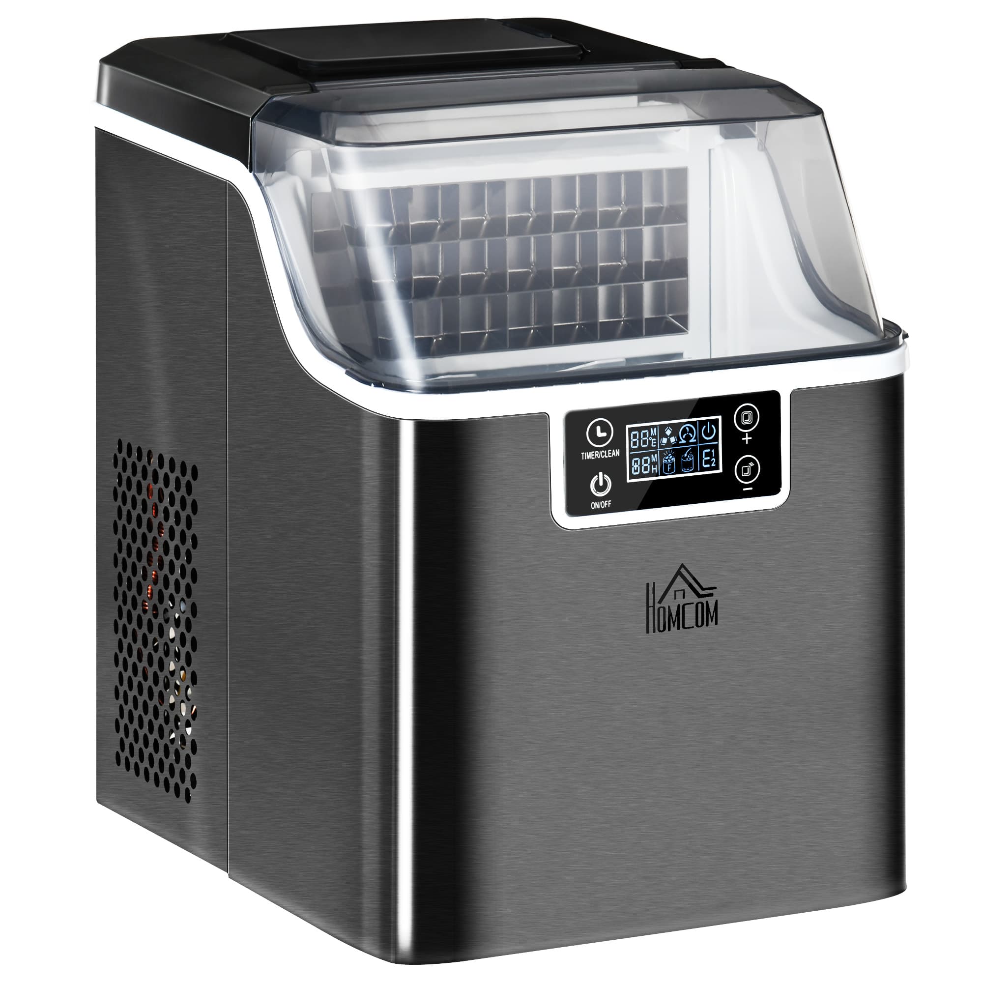 Transform Your Gatherings with this 3.2L Compact Ice Maker - Black