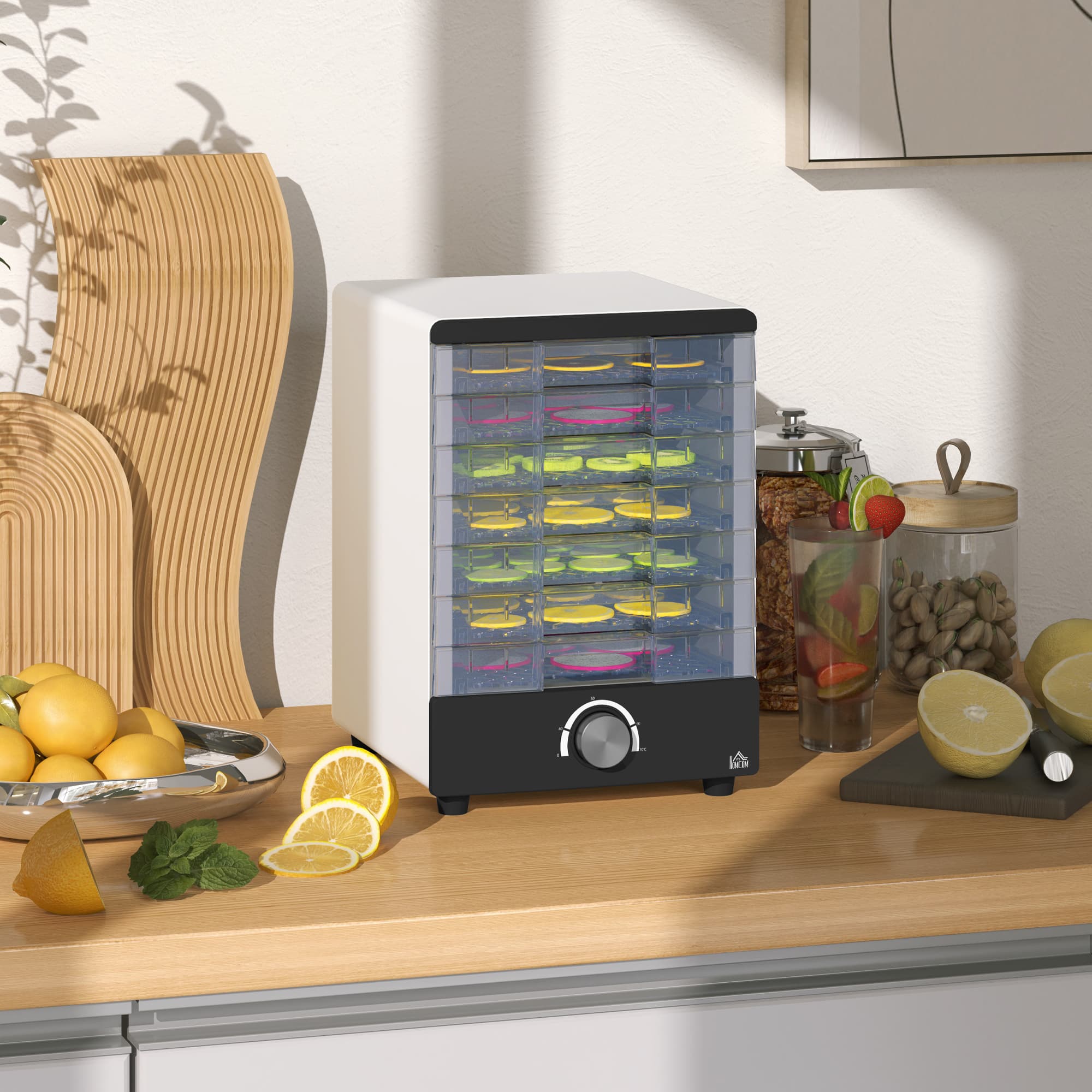 7-Tray Food Dehydrator — 40-70°C, Transparent Drawer Design - image 4