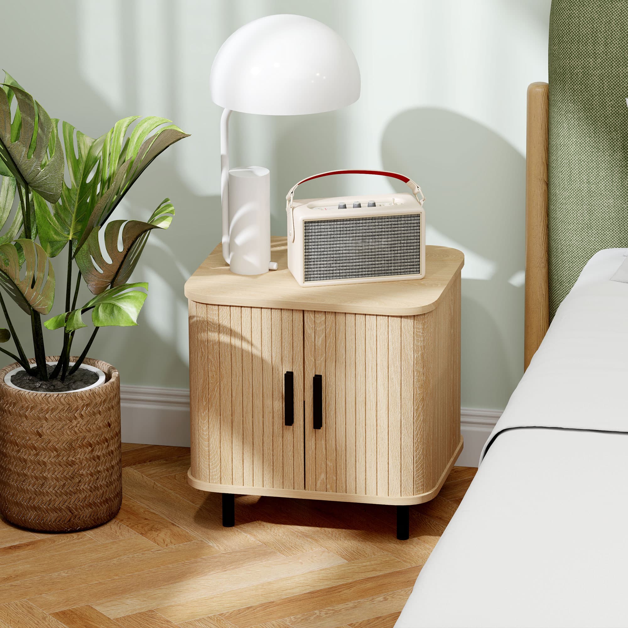 Transform Your Bedroom with this Nordic Oak Bedside Table - image 1