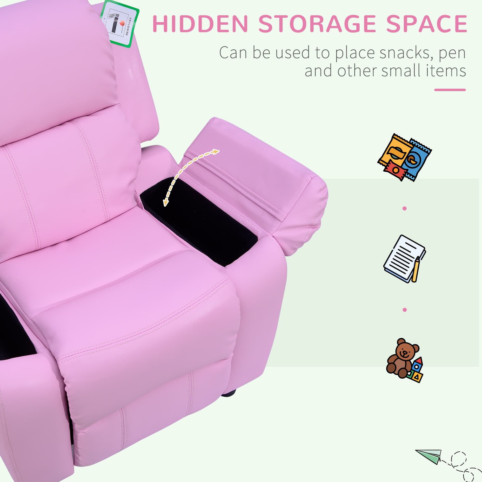 Transform Their Playroom with this Pink Toddler Recliner - image 3