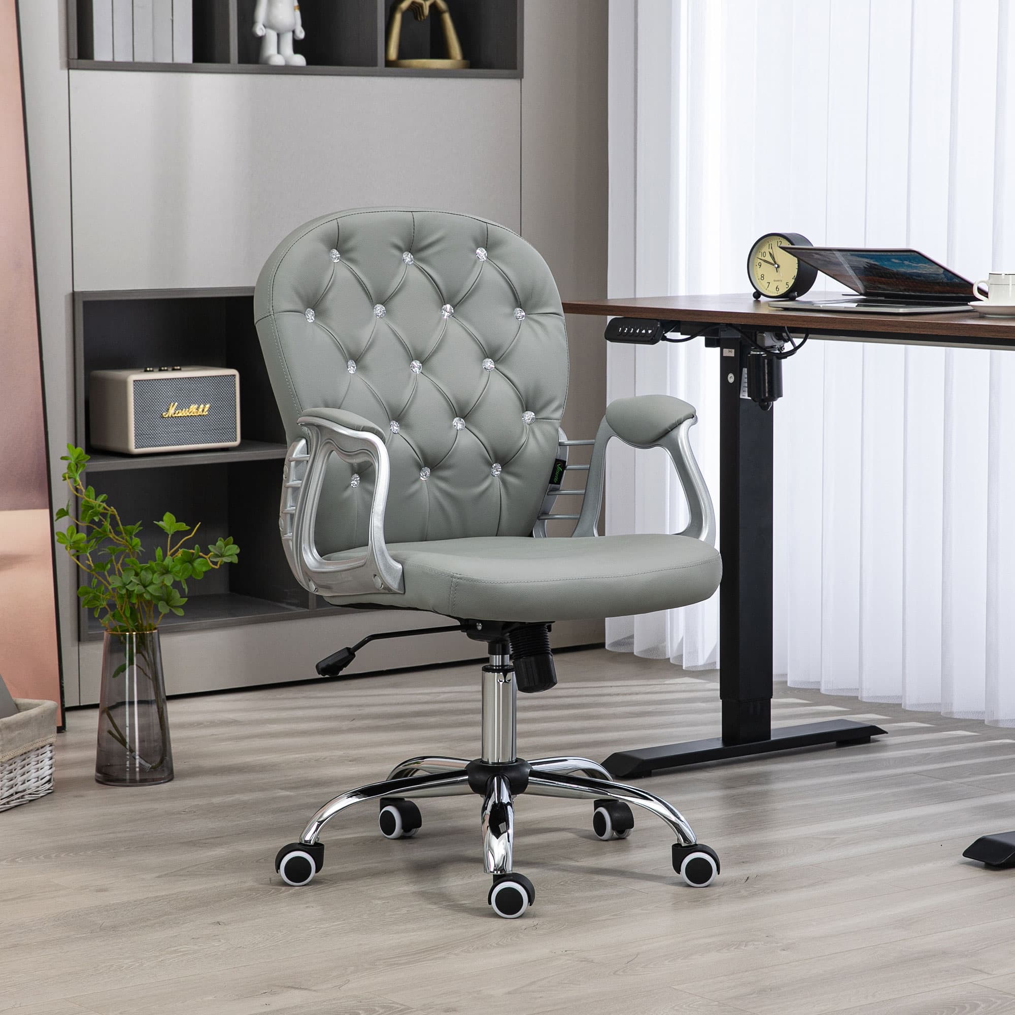 Transform Your Workspace with the Vinsetto Grey Ergonomic Chair - image 1