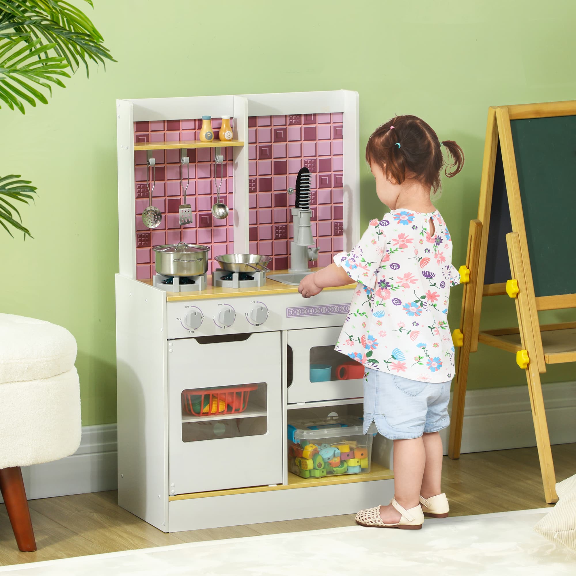 Transform Playtime with this Interactive White Kids Kitchen - image 3
