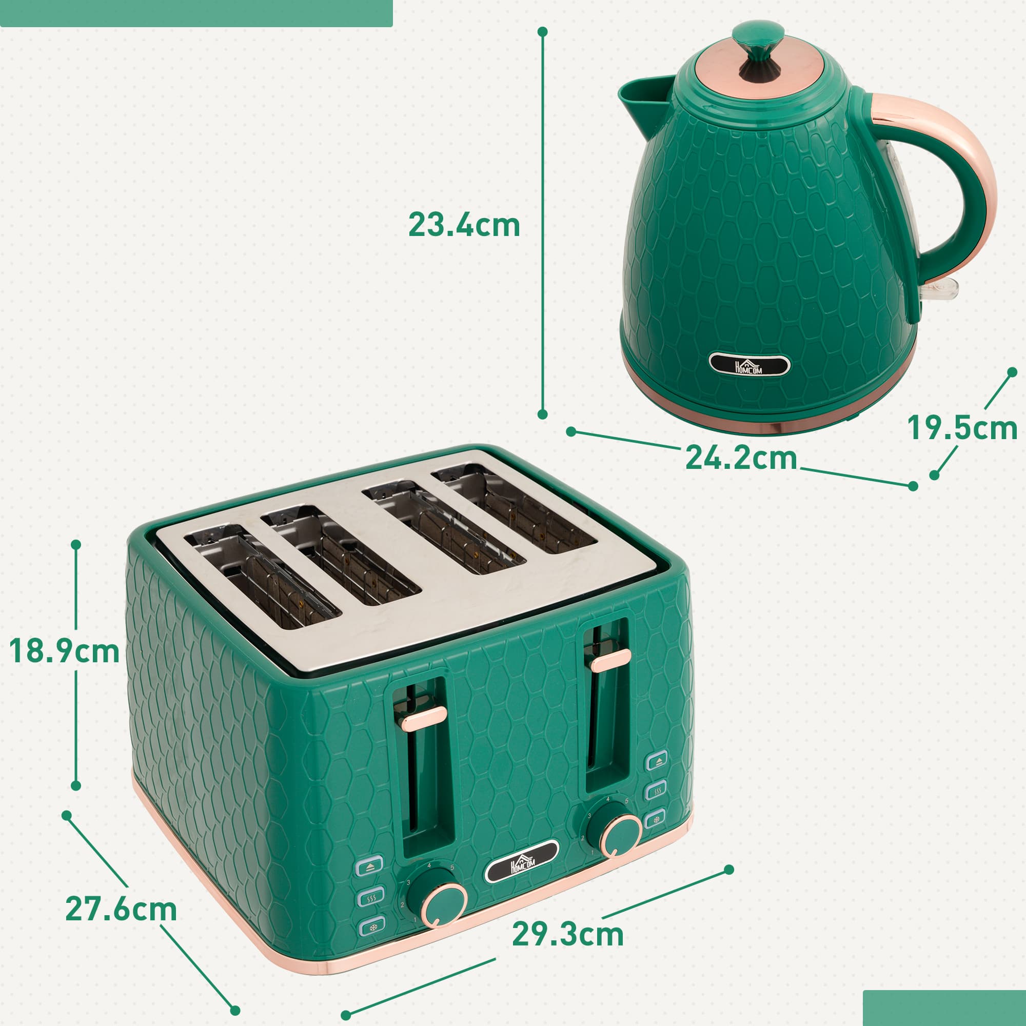 Transform Your Mornings with this Green Honeycomb Breakfast Set - image 5