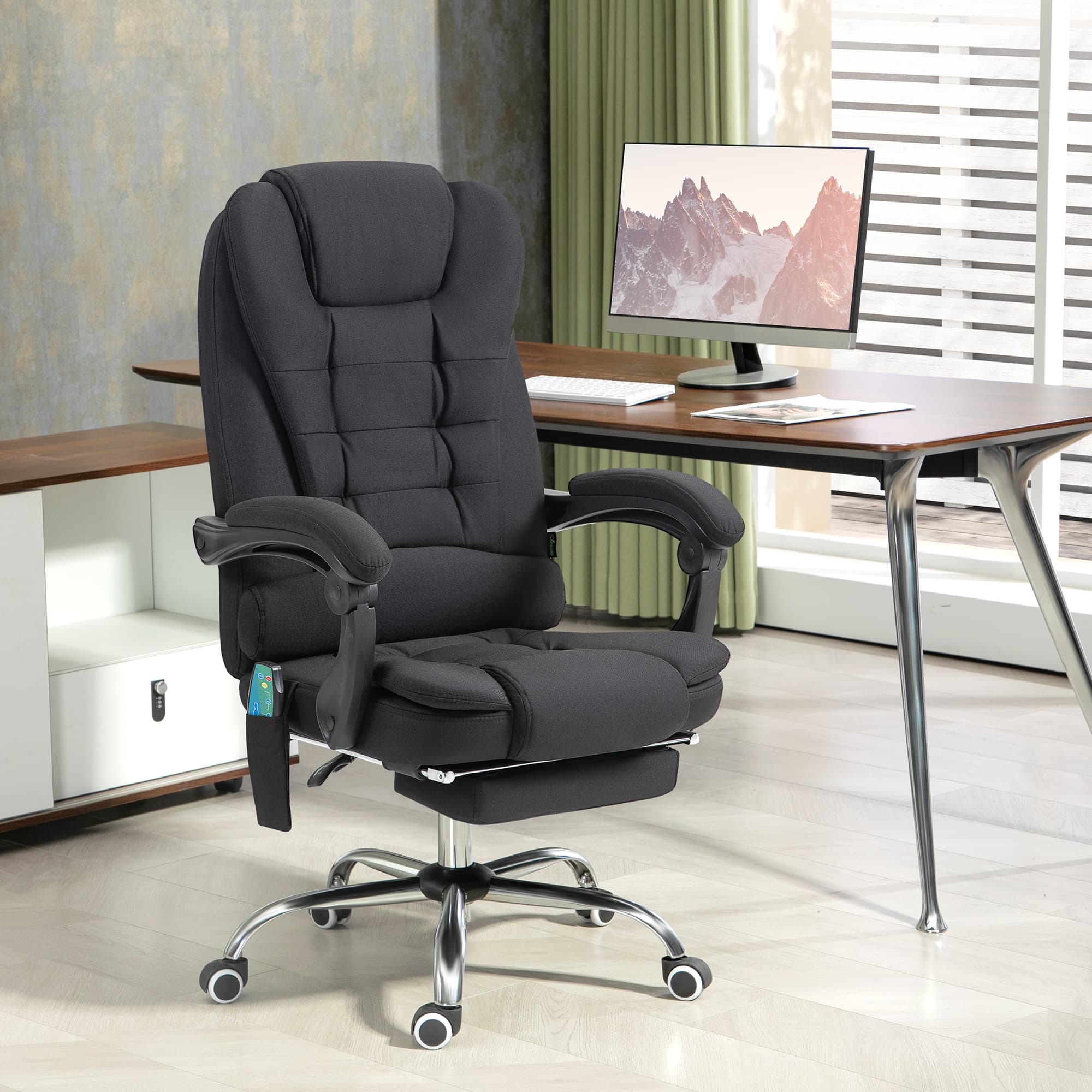 Transform Your Workday with the Vinsetto Heated Massage Chair - image 4