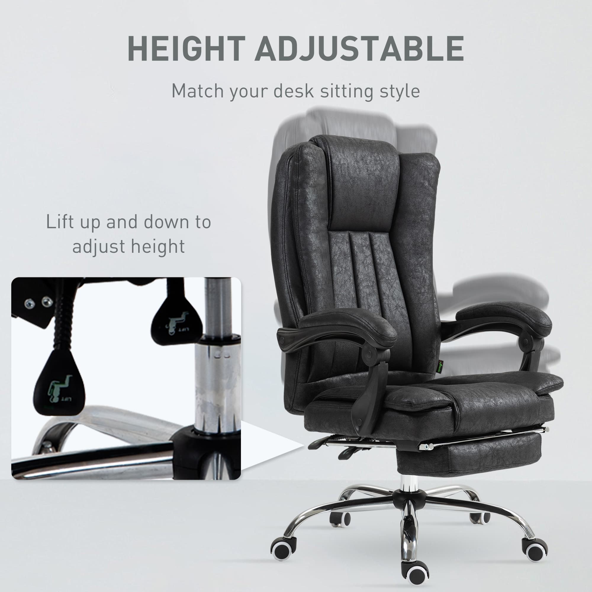 Transform Your Workday With the Vinsetto Reclining Office Chair - image 5