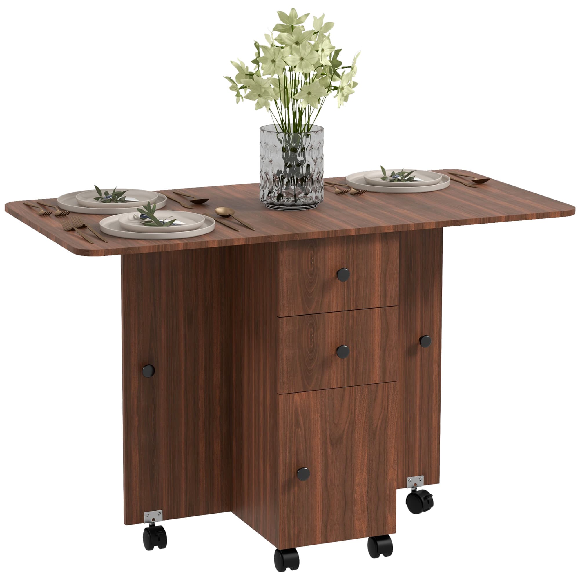 A Compact Dining Table That Stretches to Six When You Need It
