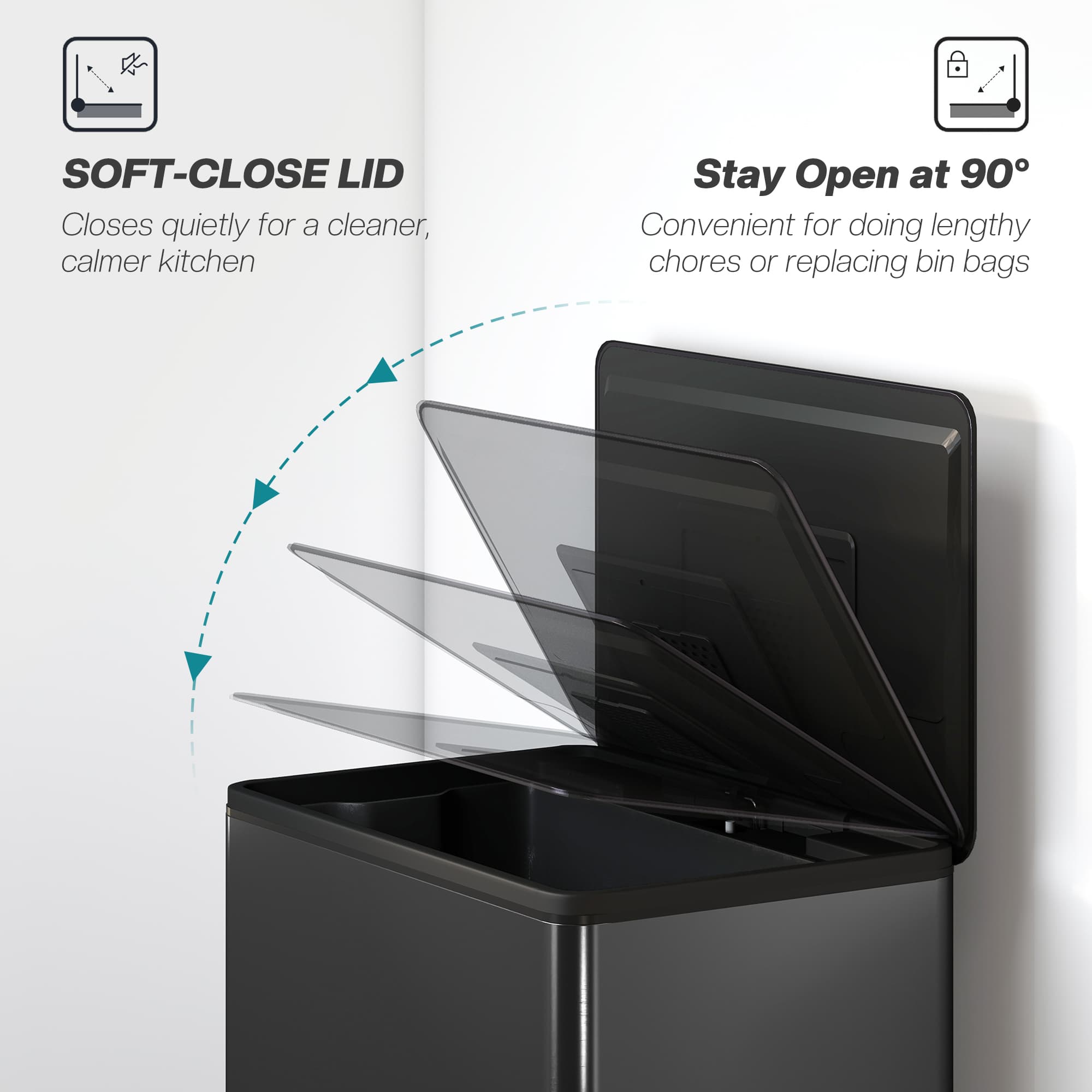 Keep Your Kitchen Tidy with a 45L Soft-Close Pedal Bin - image 9