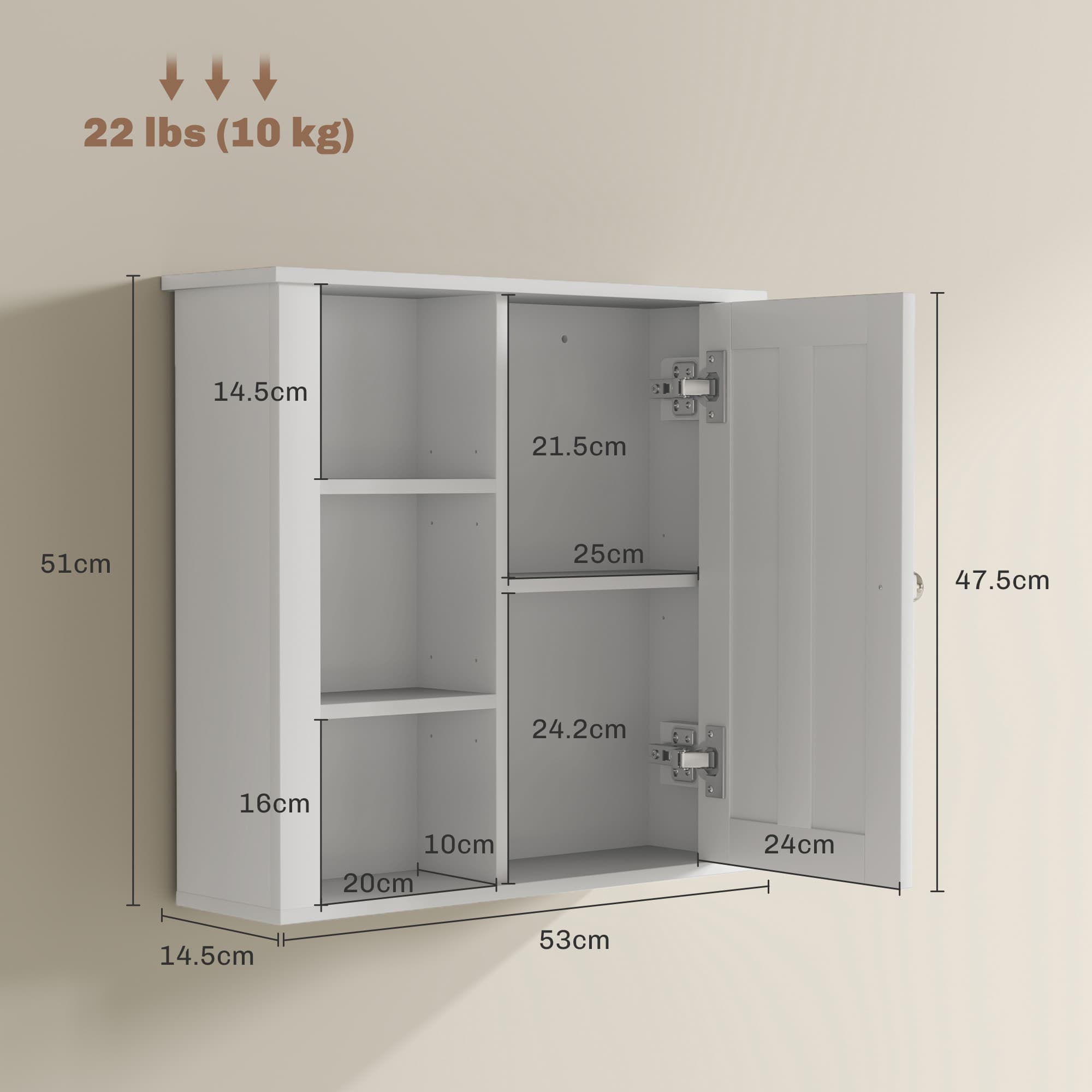 Keep bathroom essentials tidy without losing floor space - image 2