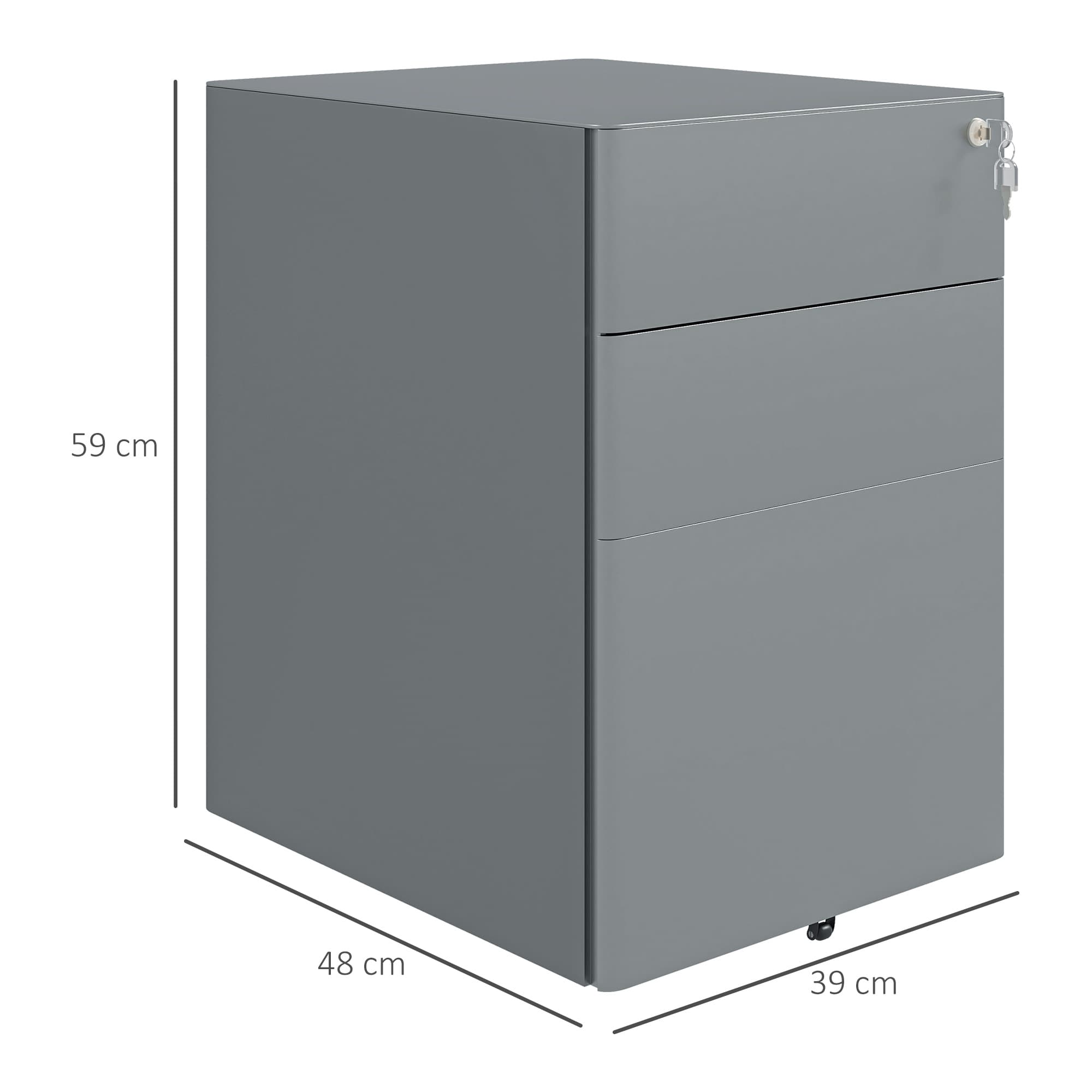 Organise Your Office with the Vinsetto Steel Filing Cabinet - image 5