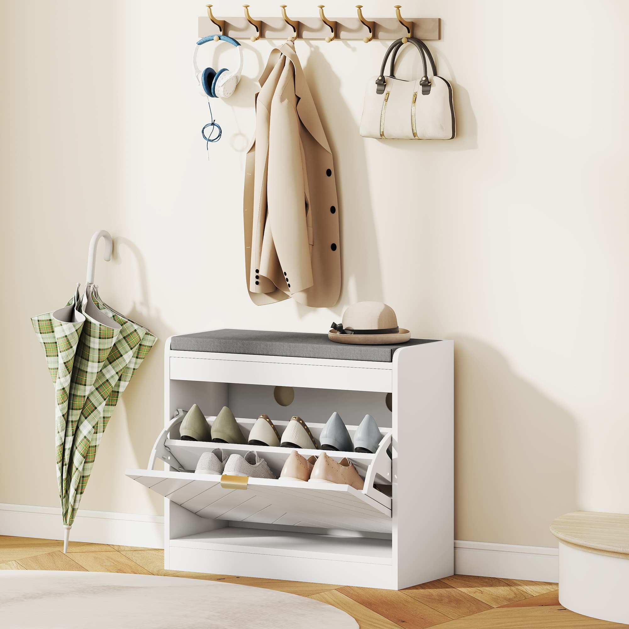 A Shoe Bench That Keeps Your Hallway Clear and Comfortable - image 3