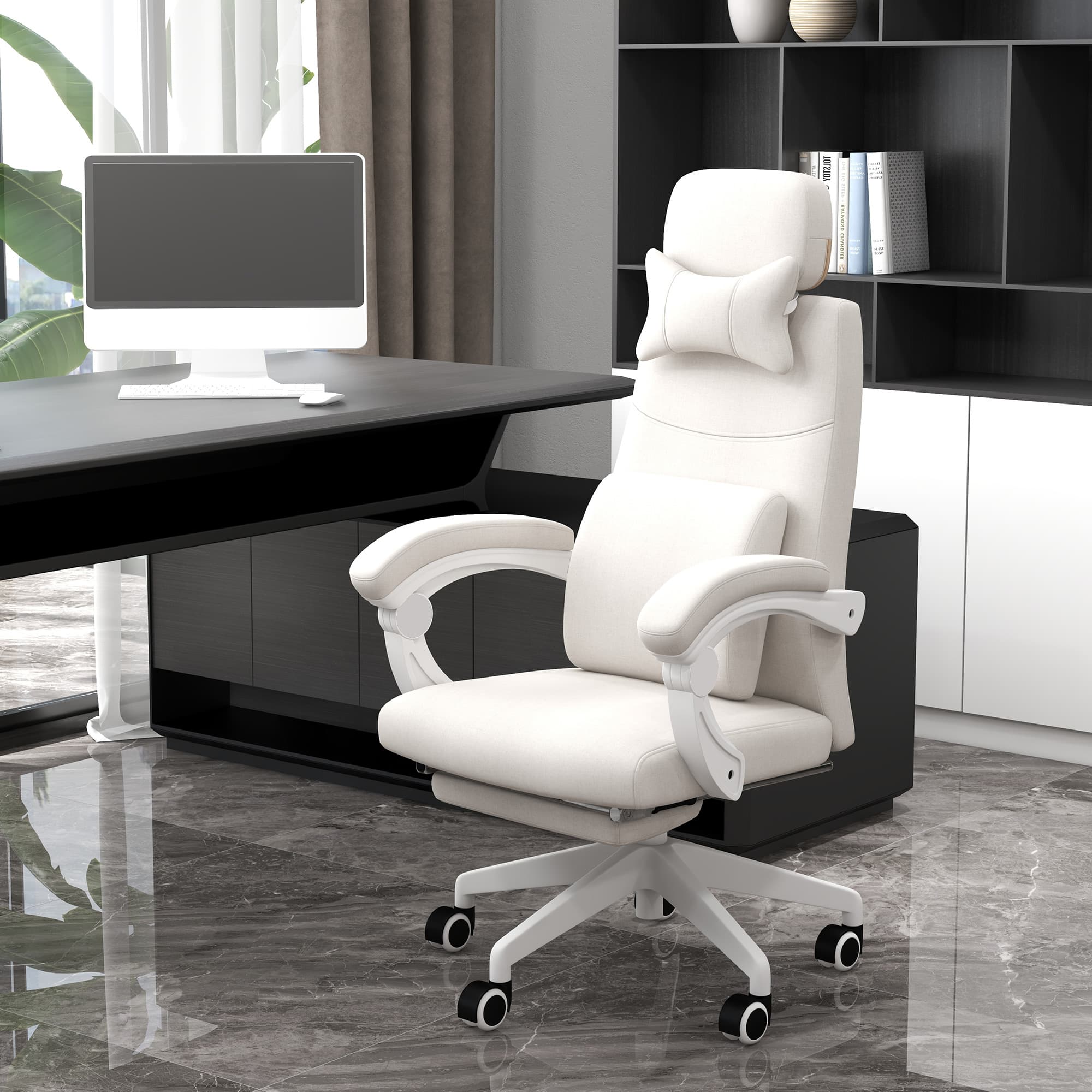 Transform Your Workspace with the Vinsetto Reclining Office Chair - image 4