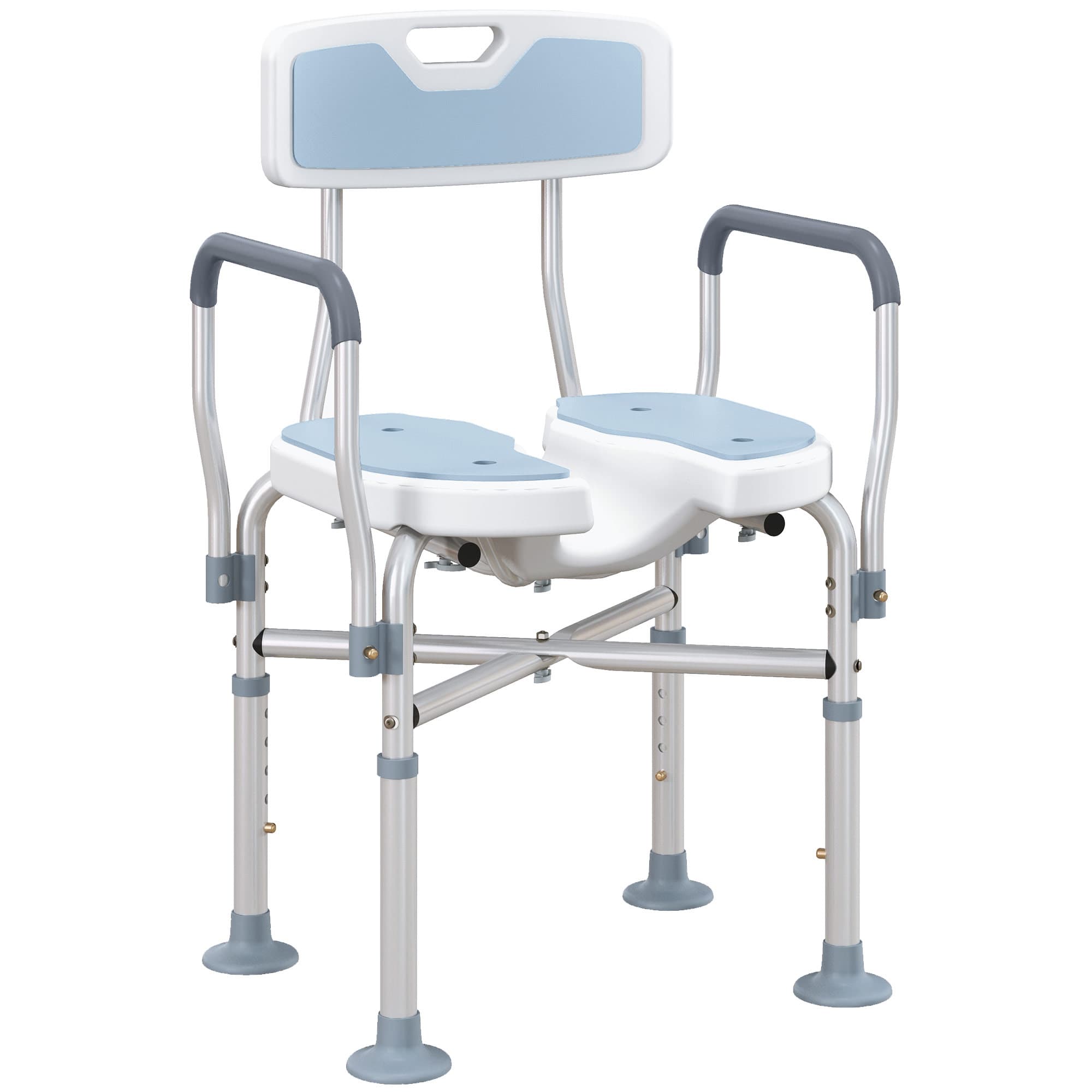 Adjustable Padded Shower Chair for Safe, Effortless Bathing