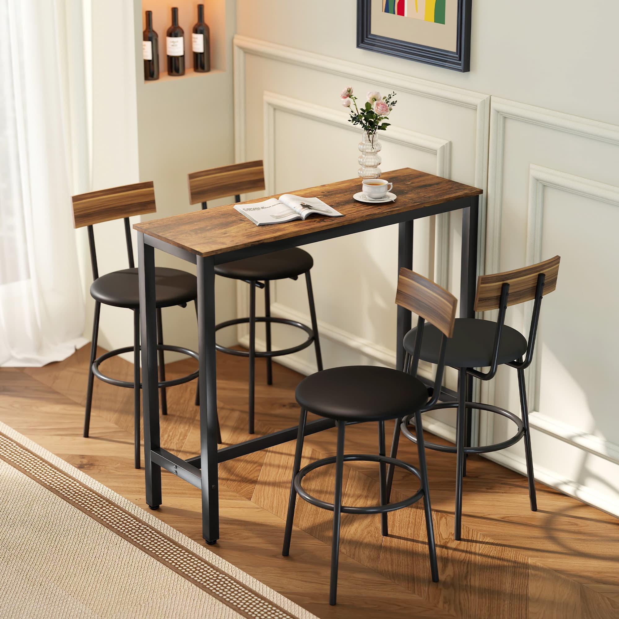 Transform Your Space with this Industrial Rustic Bar Table - image 3