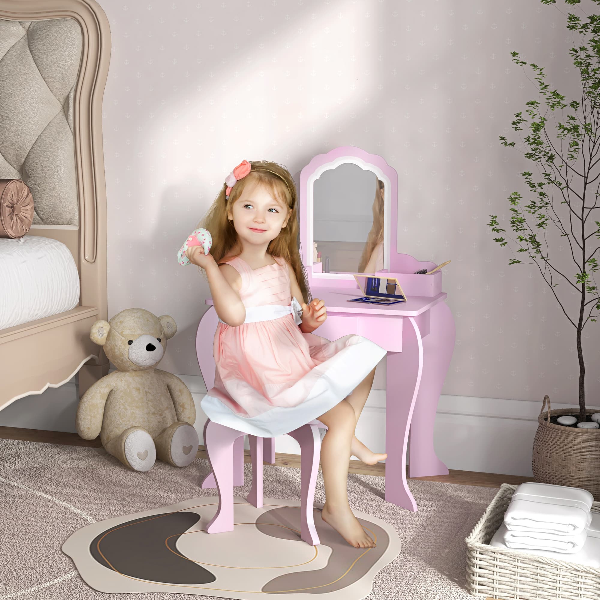 Transform Their Playroom With This Cloud Vanity Set - image 1