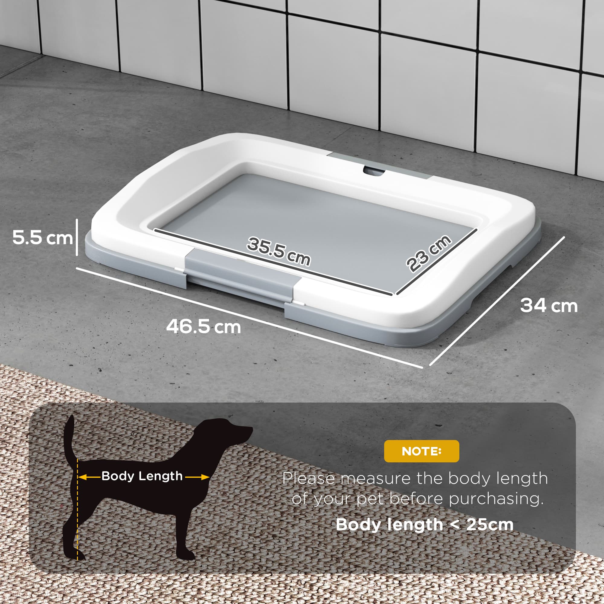 Indoor Dog Training Tray With Detachable Frame, 47 x 34 cm - image 7