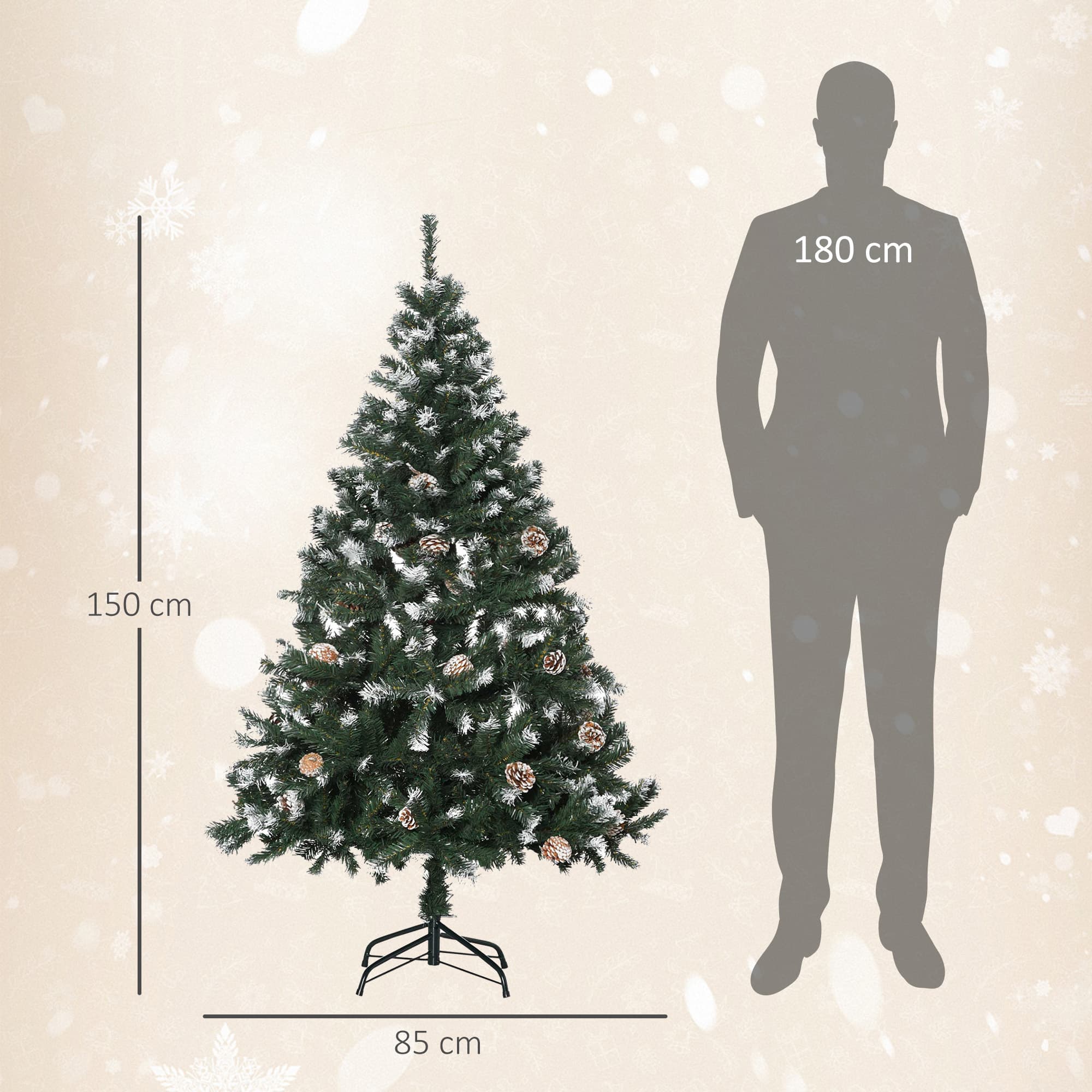 Transform Your Home with this 5ft Snowy Pine Christmas Tree - image 4