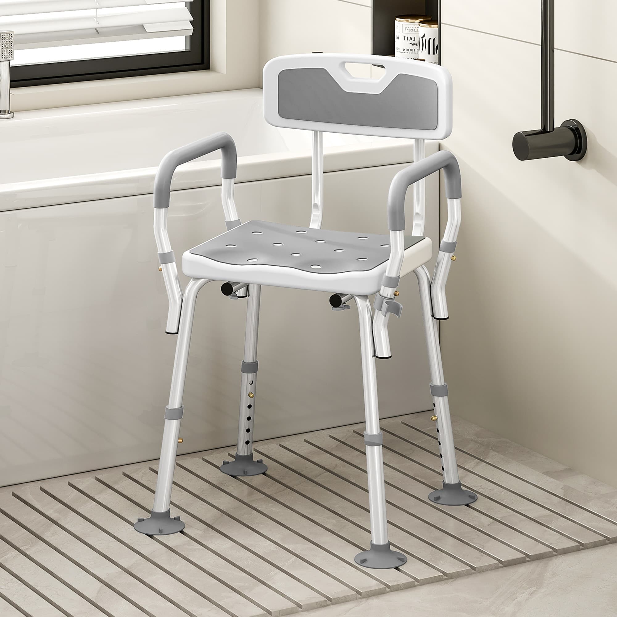 Discover Comfort with Our Adjustable Padded Shower Chair - image 1