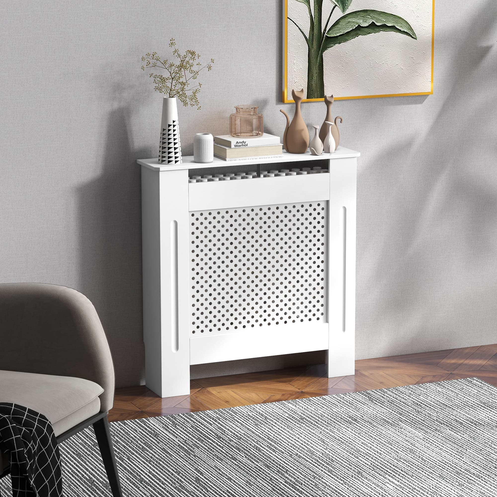 Transform Your Space with this Small White Radiator Cover - image 3