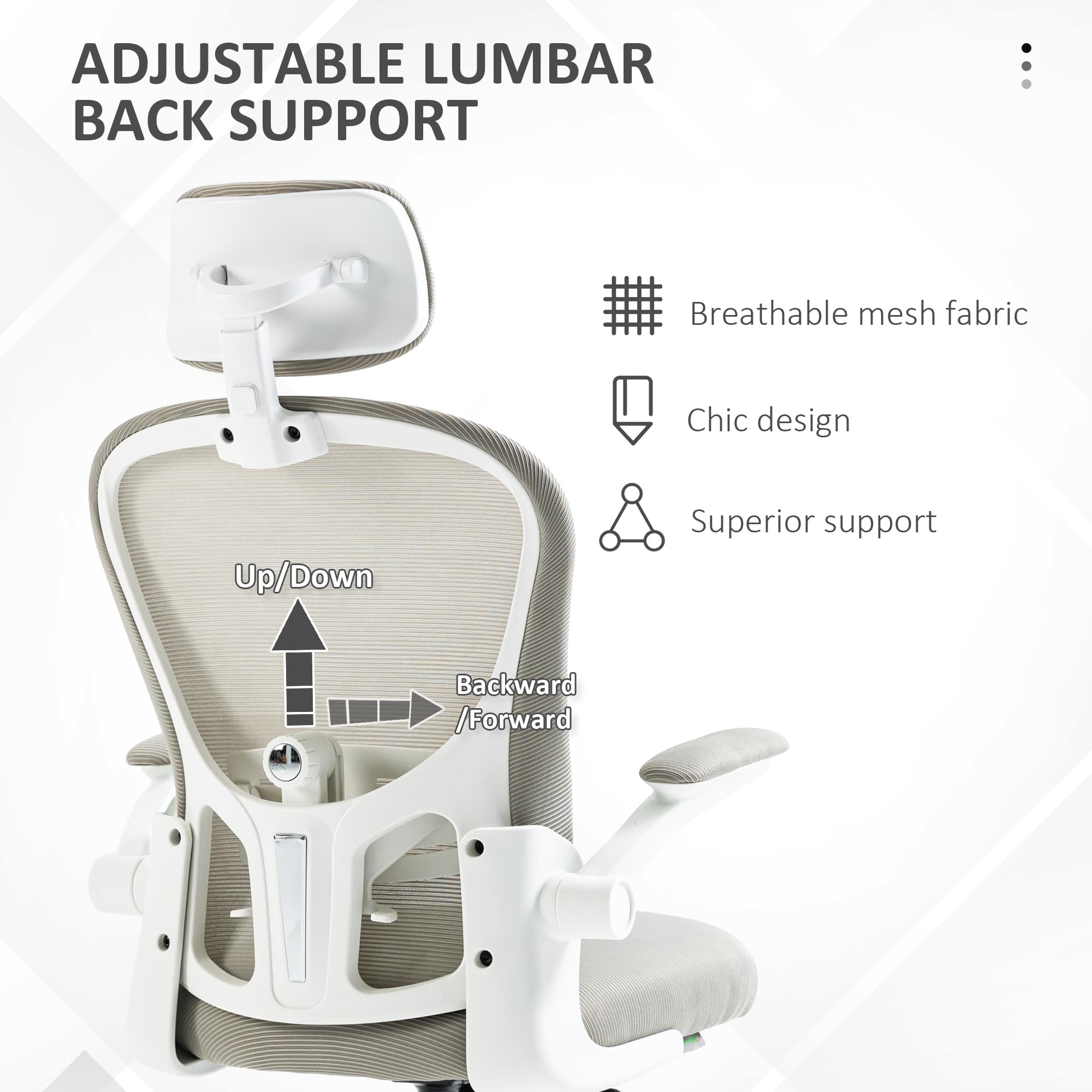 Transform Your Workspace with the Vinsetto Ergonomic Chair - image 3