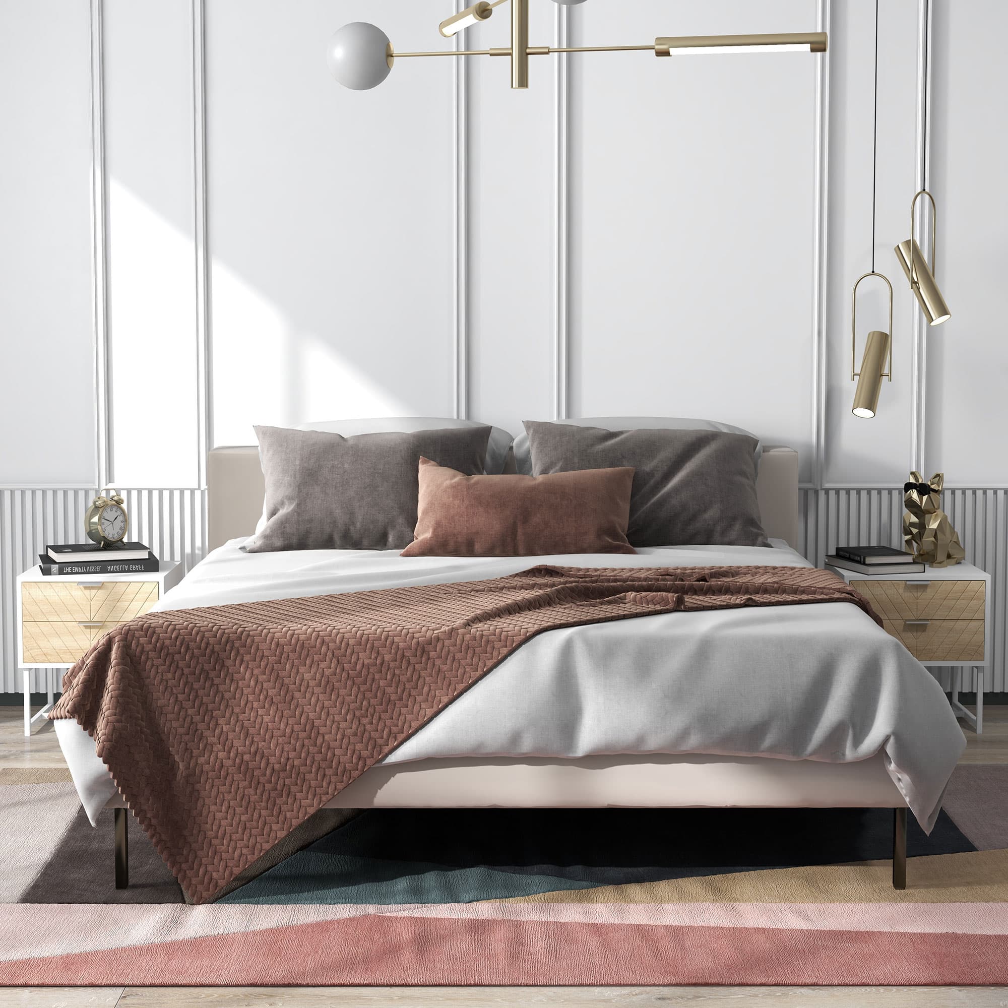 Transform Your Space with Modern White & Oak Bedside Tables - image 2