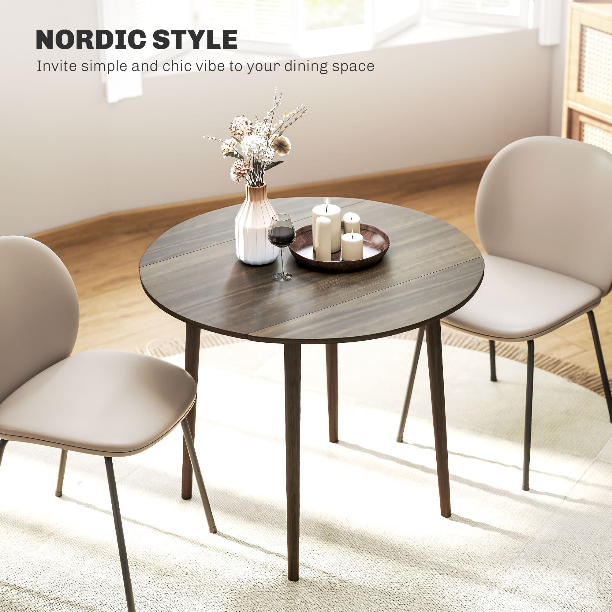 A Space-Saving Round Table That Seats Four When You Need It - image 1