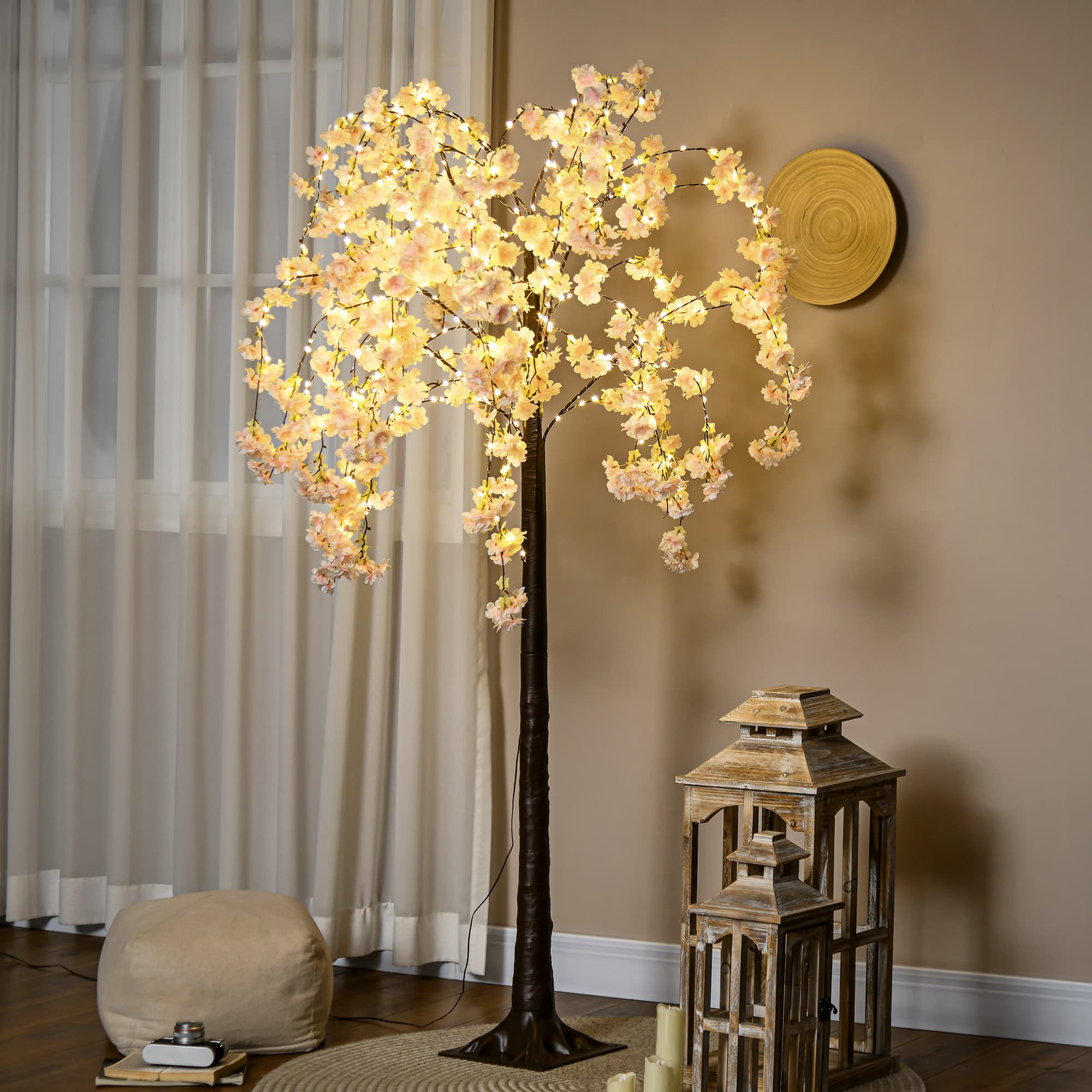 450 LED Decorative Cherry Blossom Tree – Pink - image 9