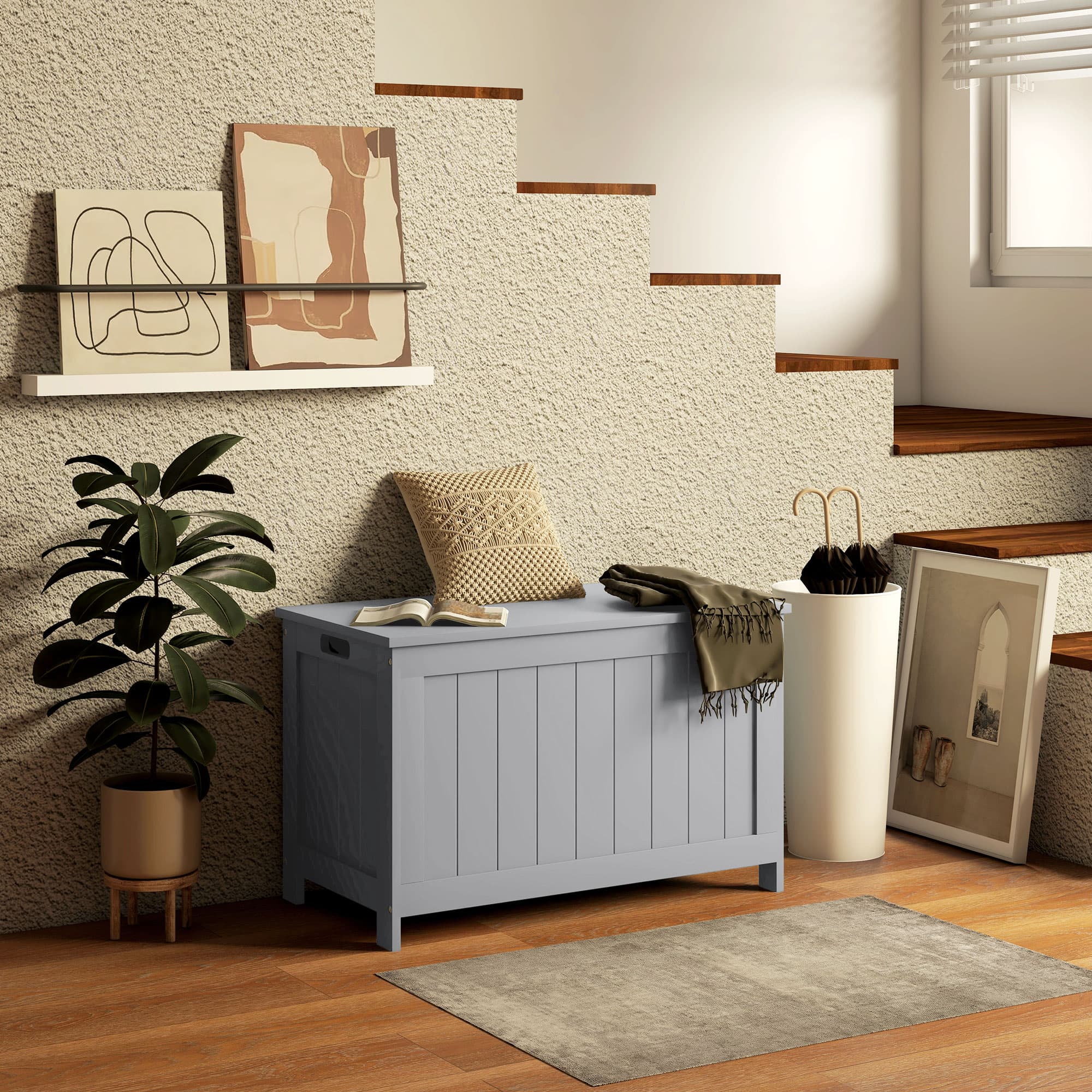 Transform Your Space with this Modern Grey Storage Chest - image 4