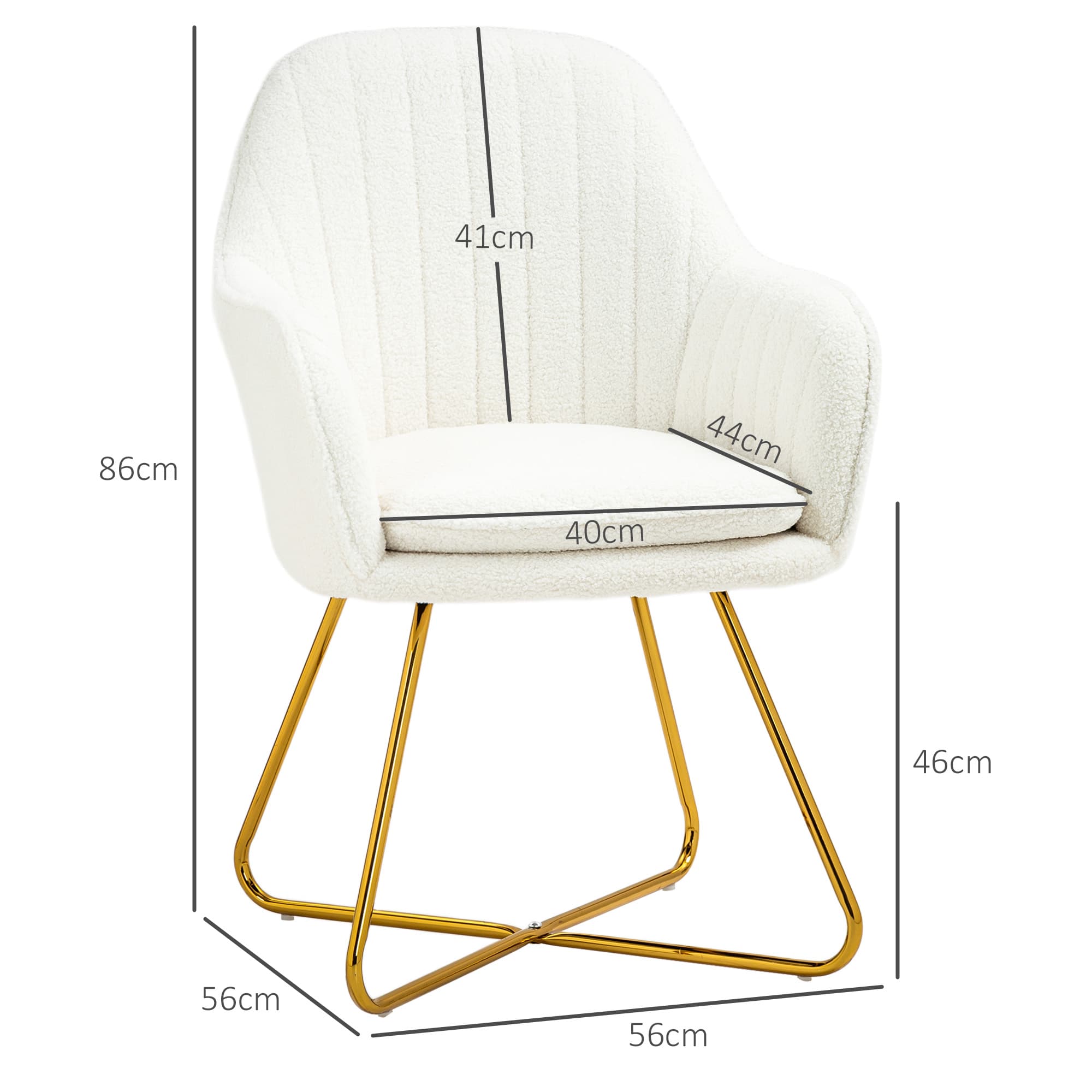 Transform Your Dining Space with Cream Sherpa Chairs - image 5