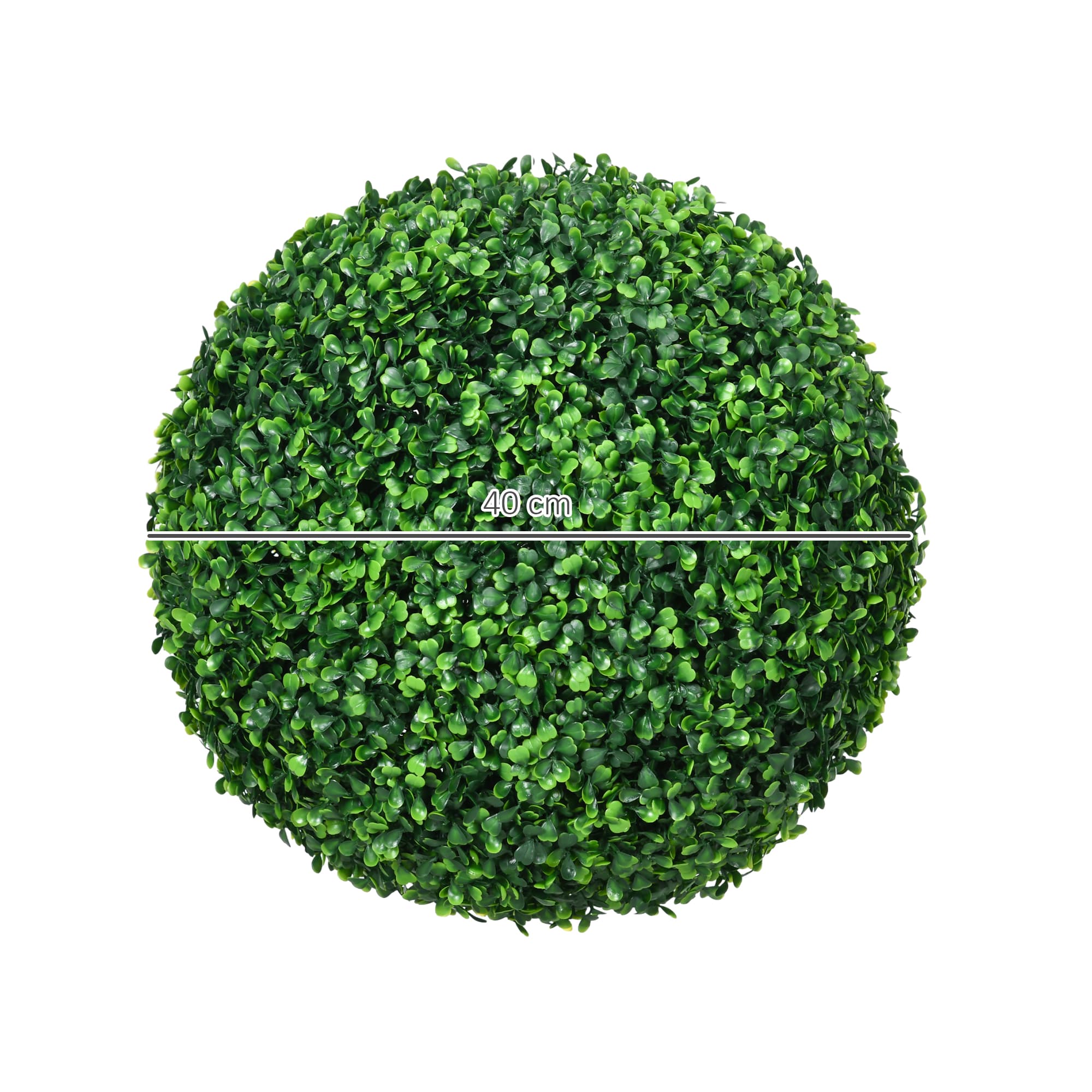 Set of Two 40cm Artificial Boxwood Balls - image 8
