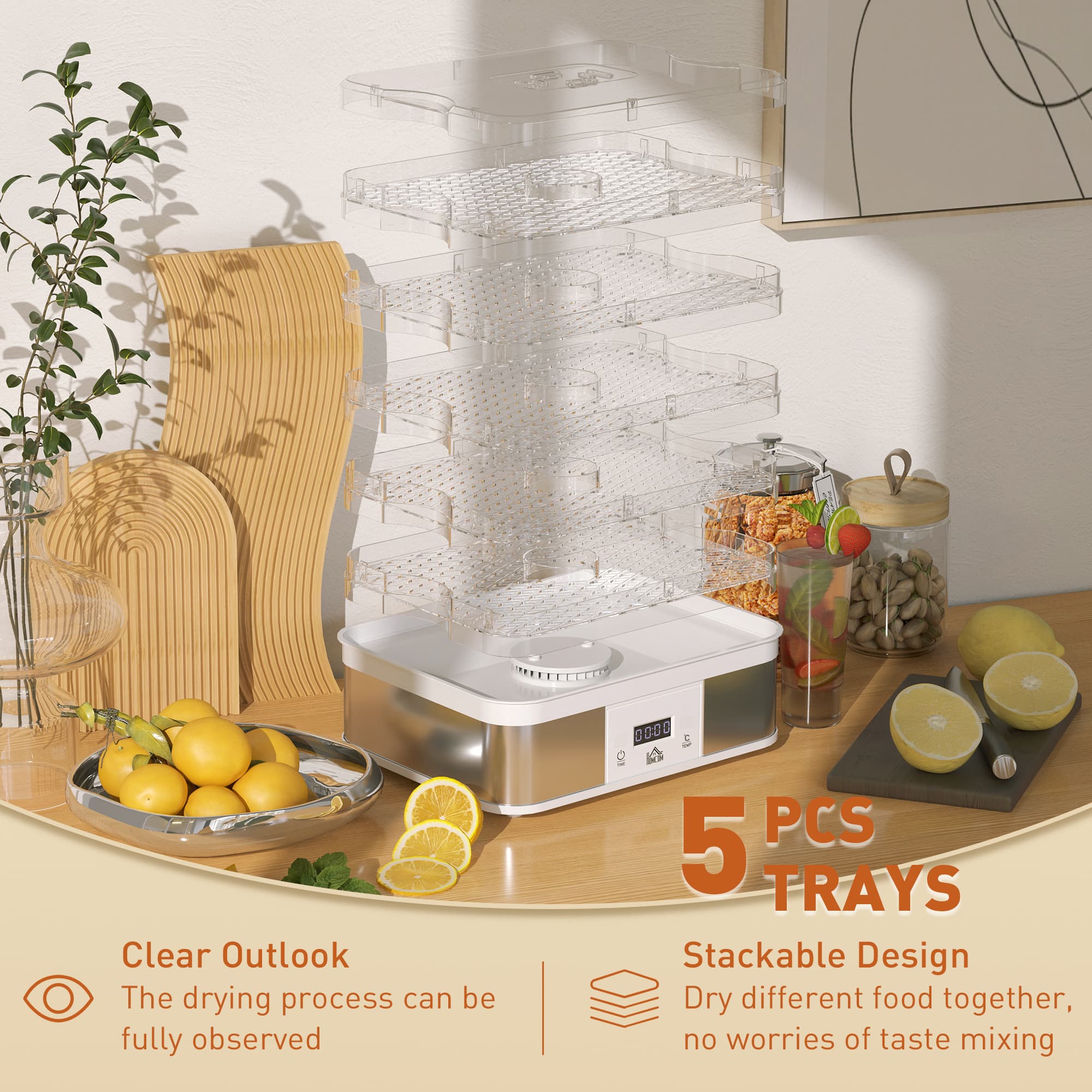 Dry Fruit, Jerky and Herbs With Adjustable Heat and a 48-Hour Timer - image 7