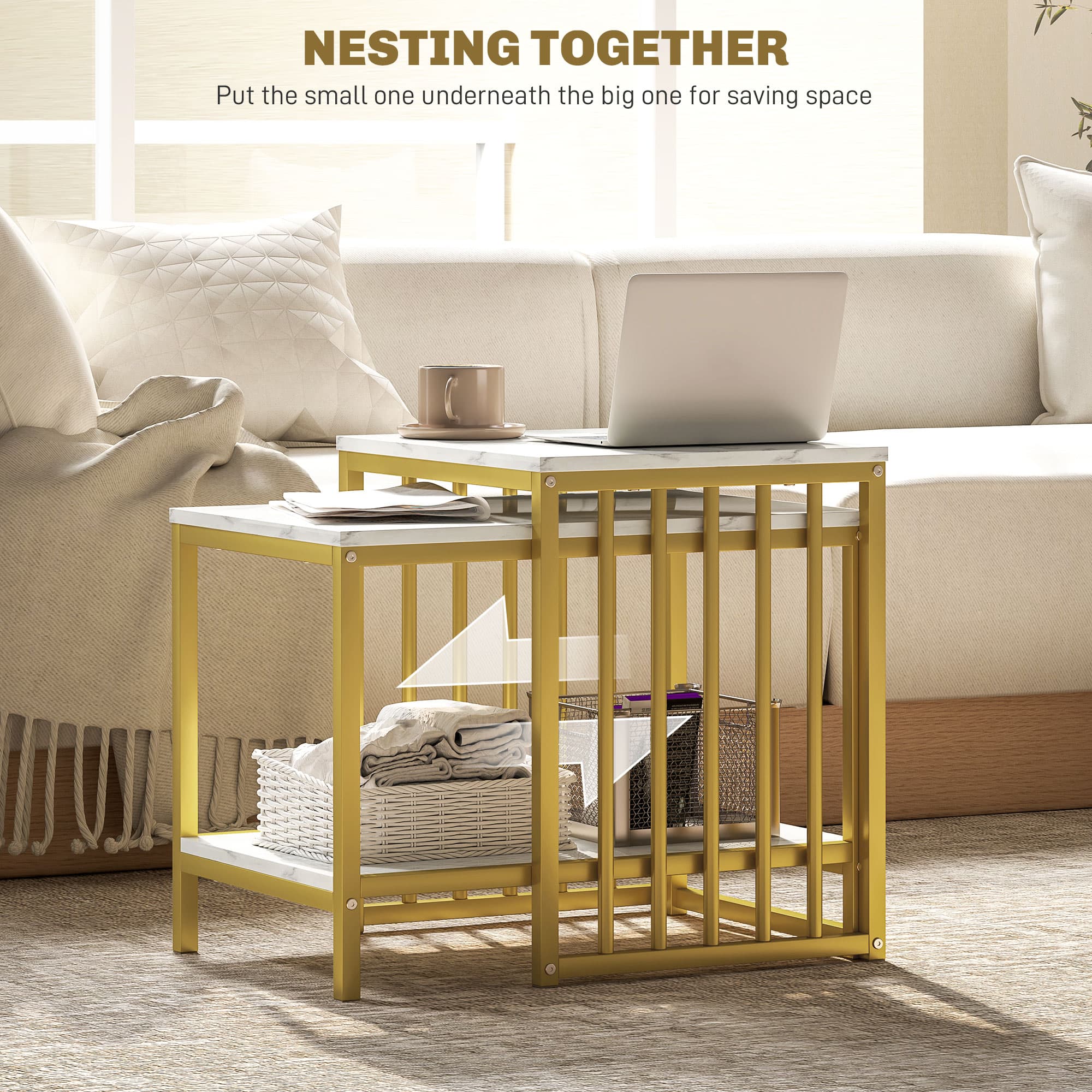 Transform Your Living Room With Marble-Effect Nesting Tables - image 2