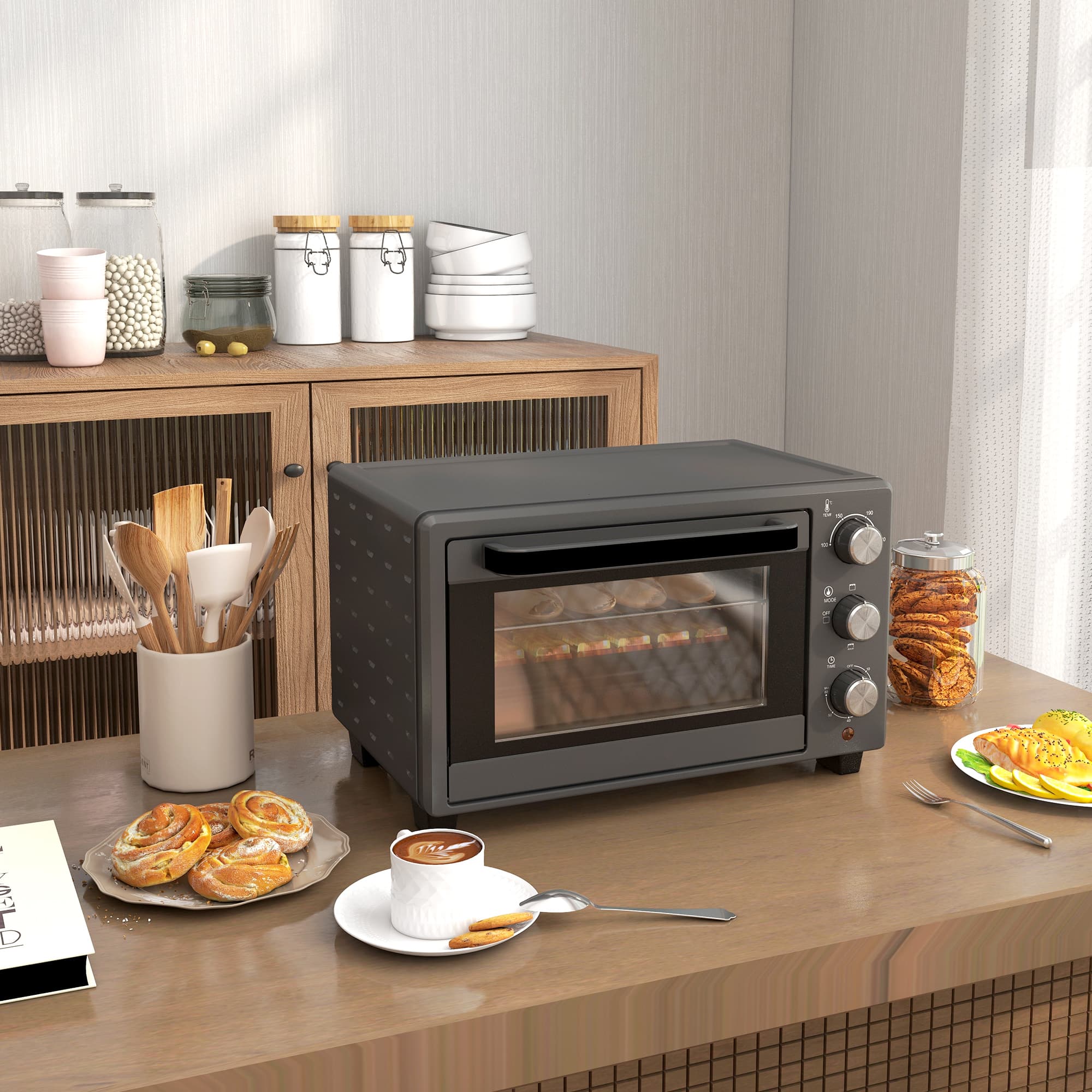 Transform Your Kitchen with this 21L Mini Countertop Oven - image 4