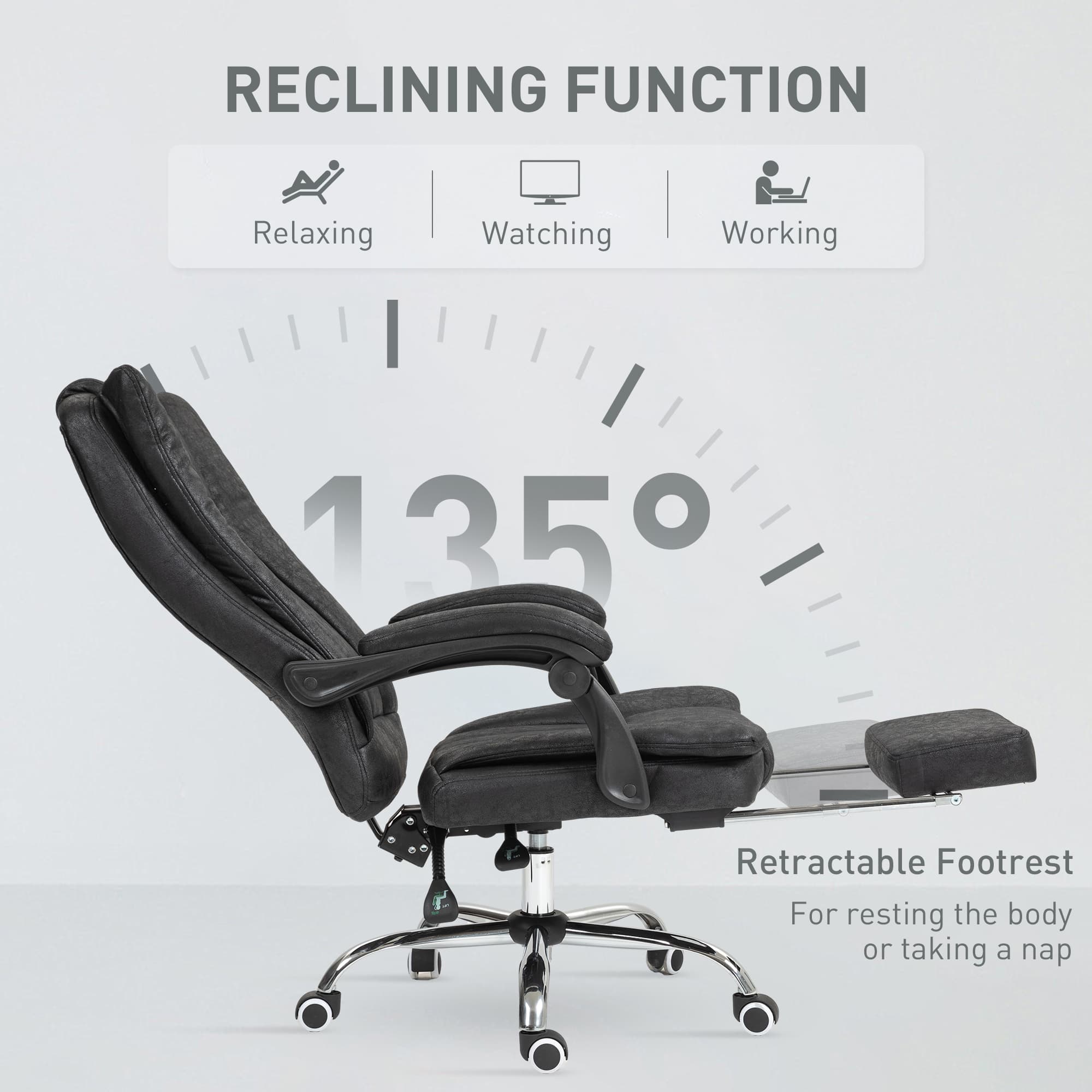 Transform Your Workday With the Vinsetto Reclining Office Chair - image 4