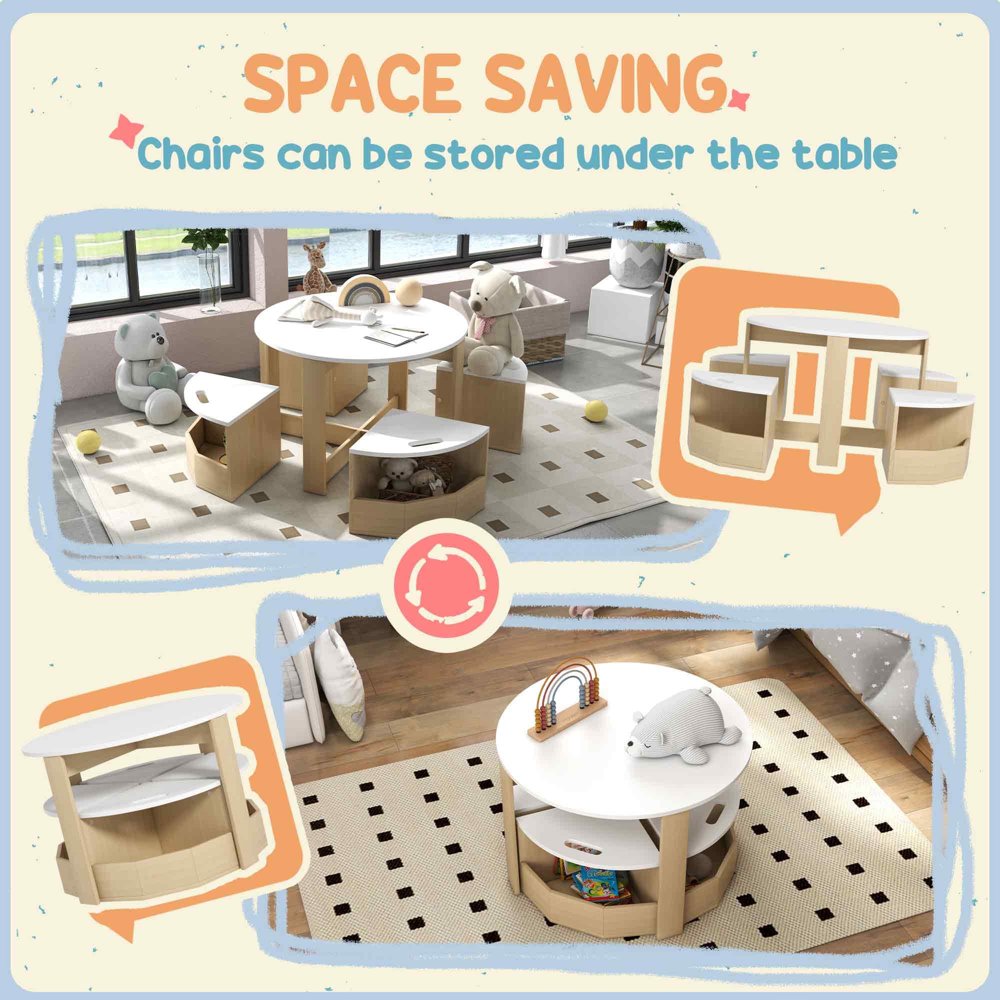 Transform Playtime with this 5-Piece Kids Table Set - image 2