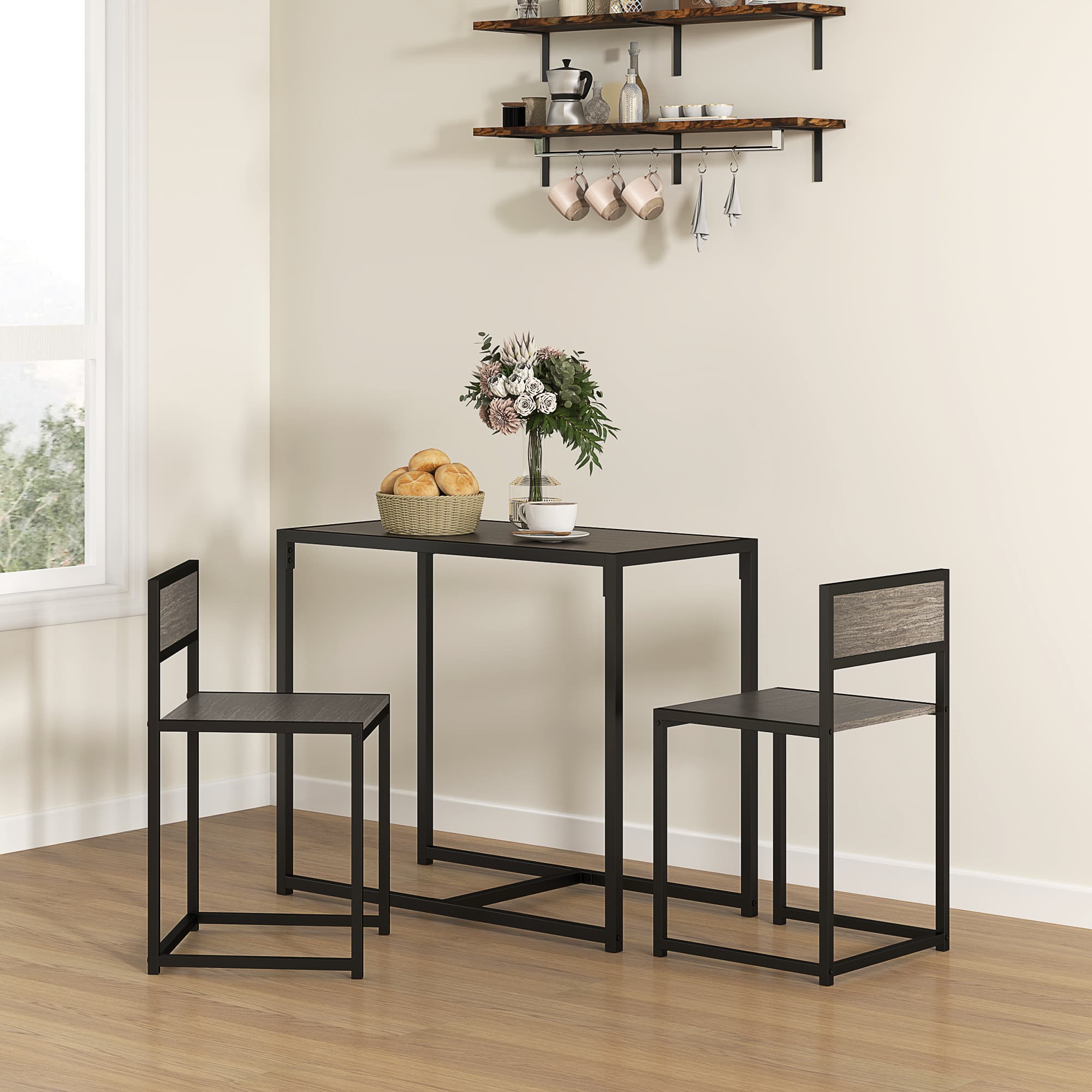 Transform Your Space with this Compact 2-Seater Dining Set - image 1